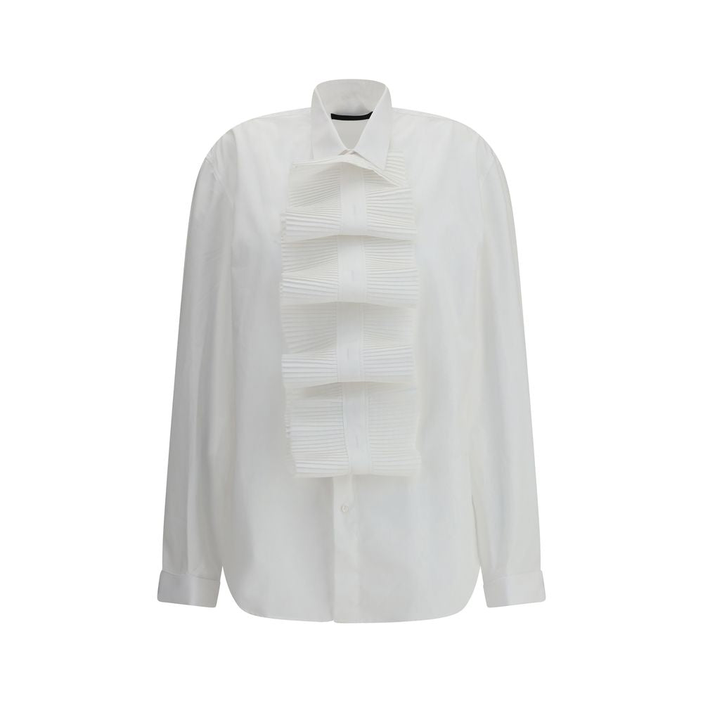 Alainpaul White Cotton Shirt