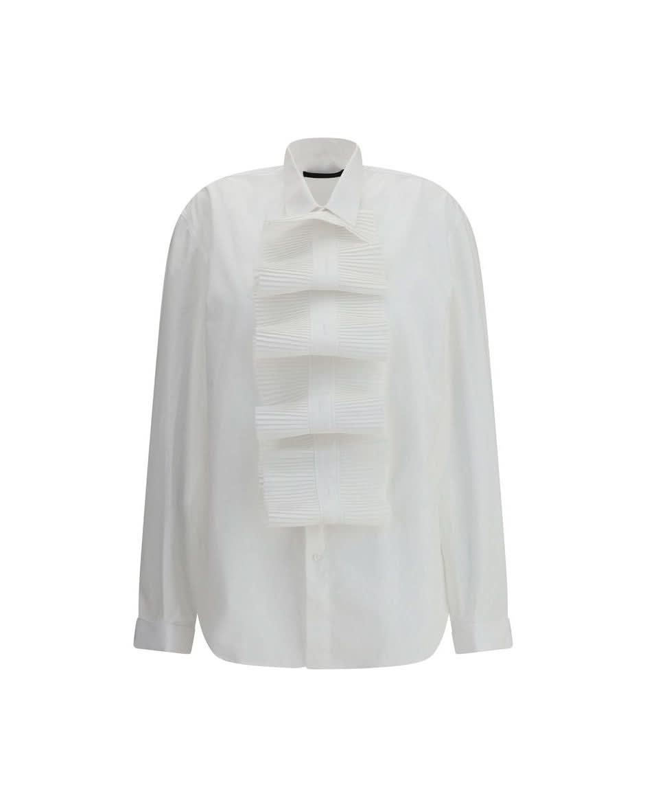 Alainpaul White Cotton Shirt
