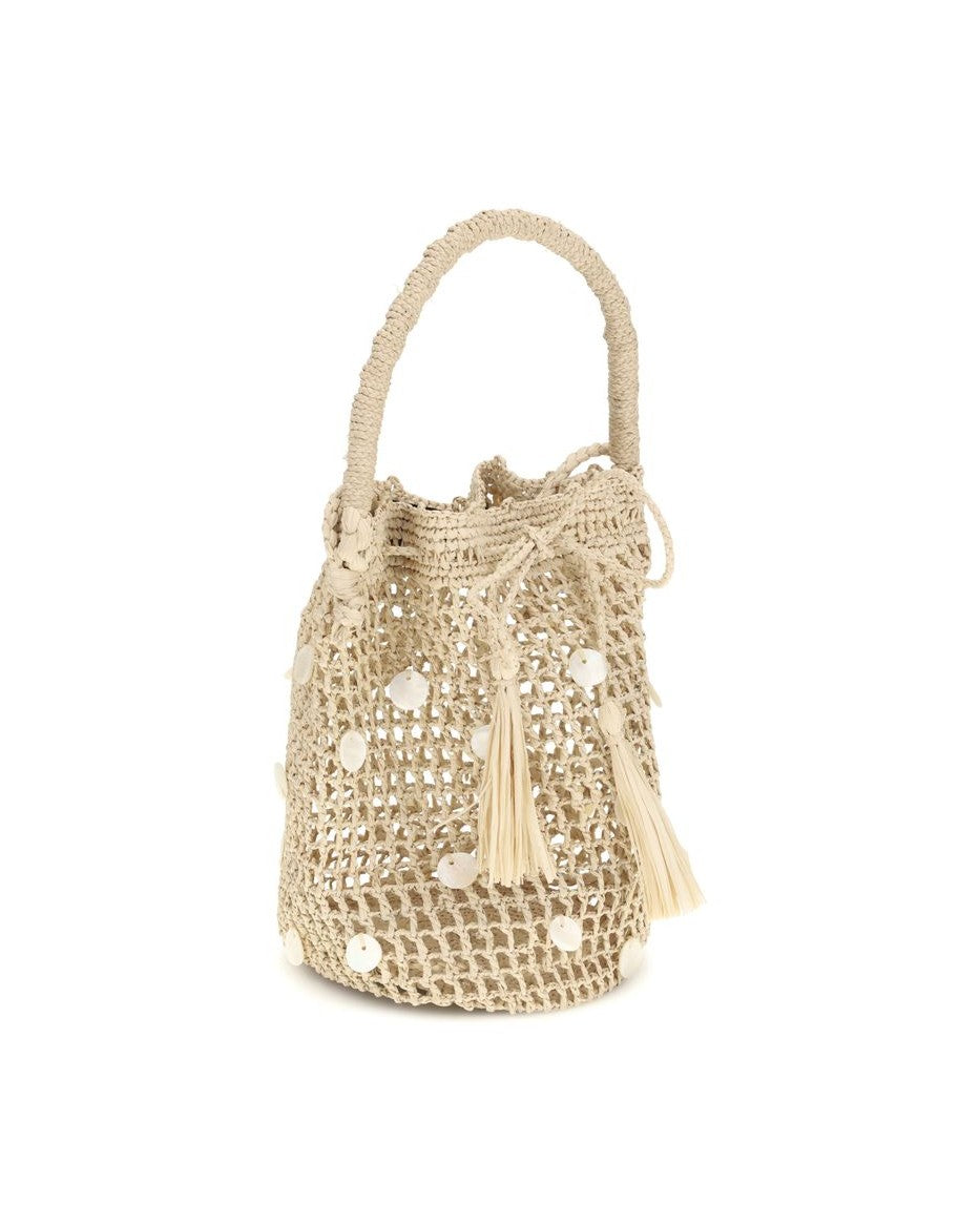 Alanui Beige Raffia Shoulder Bag Glam Steals