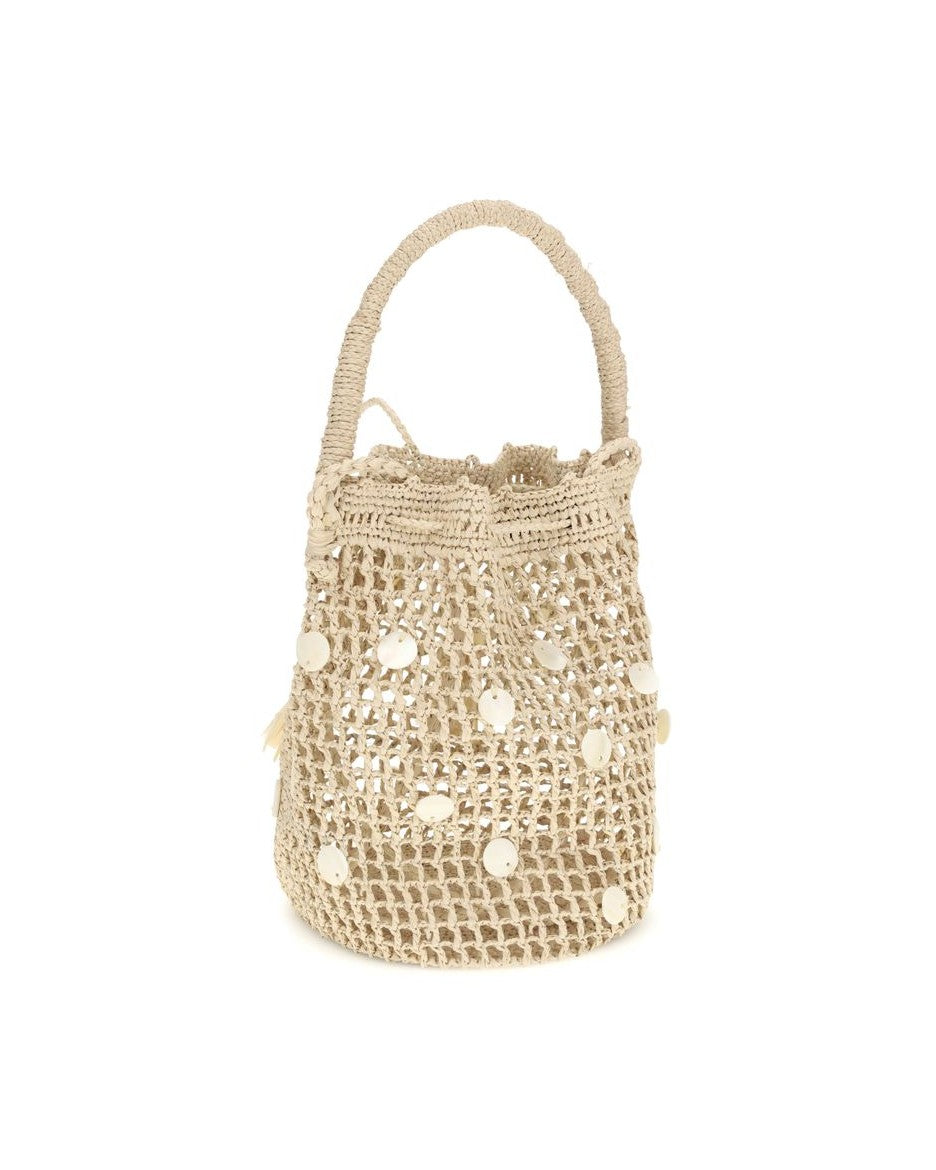Alanui Beige Raffia Shoulder Bag Glam Steals