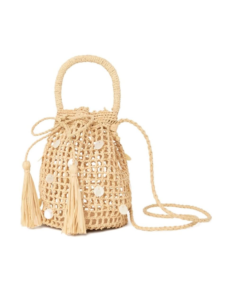 Alanui Precious Moments Raffia Satchel Bag Shoulder