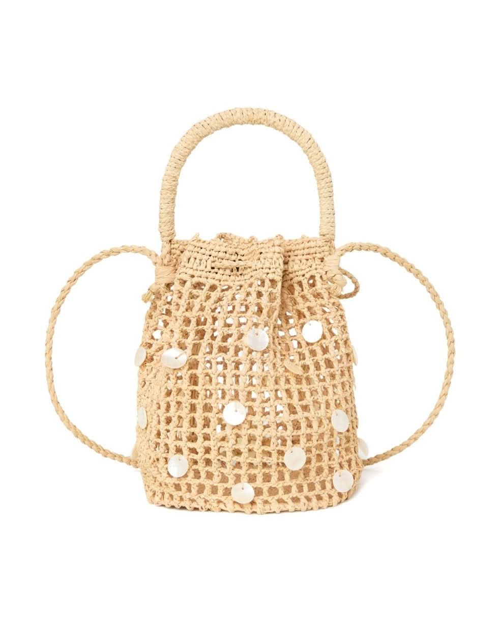 Alanui Precious Moments Raffia Satchel Bag Shoulder