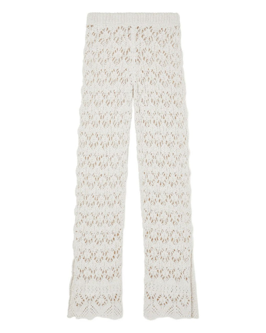 Alanui Trousers Cream Glam Steals