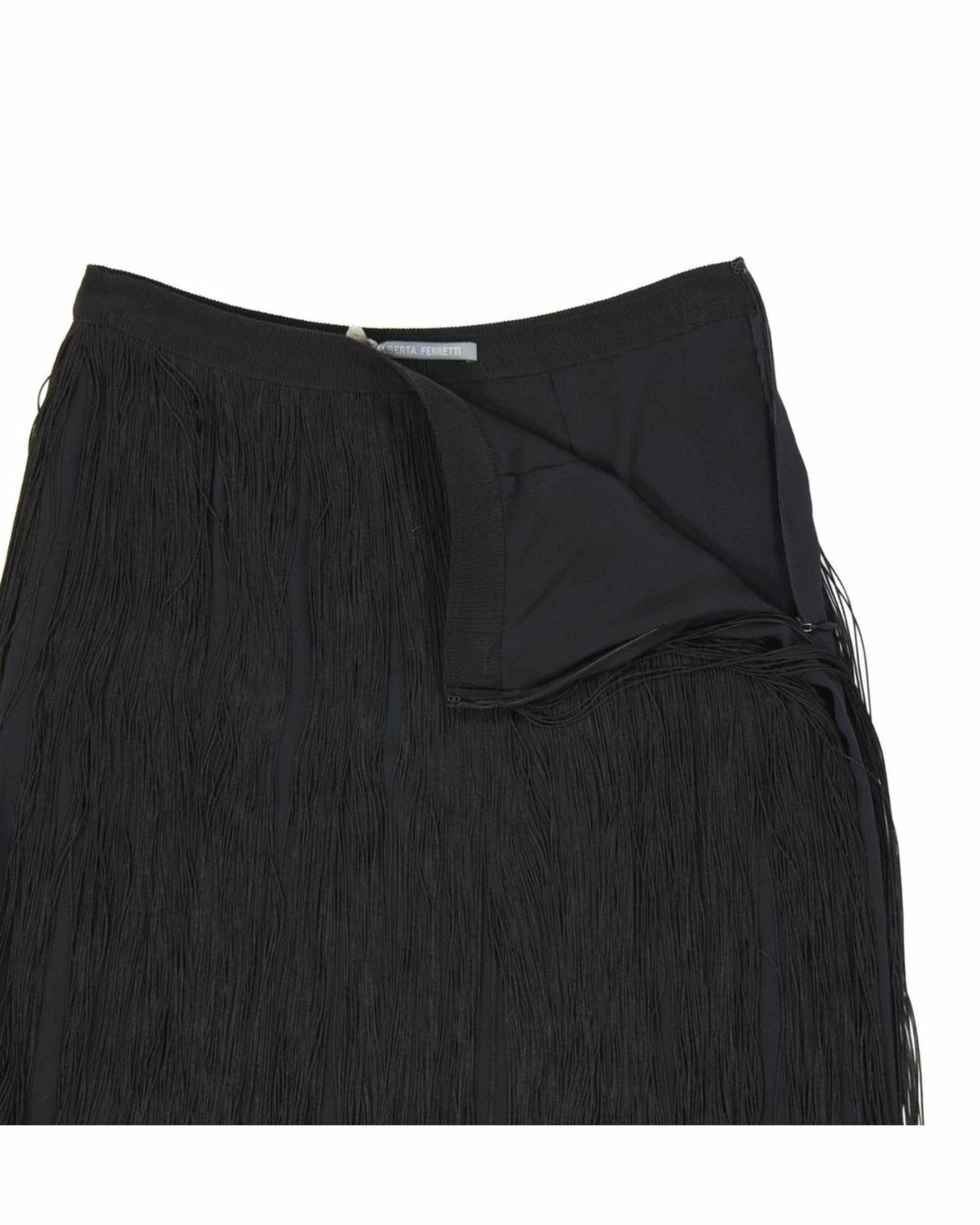 Alberta Ferretti Silk Blend Skirt Glam Steals
