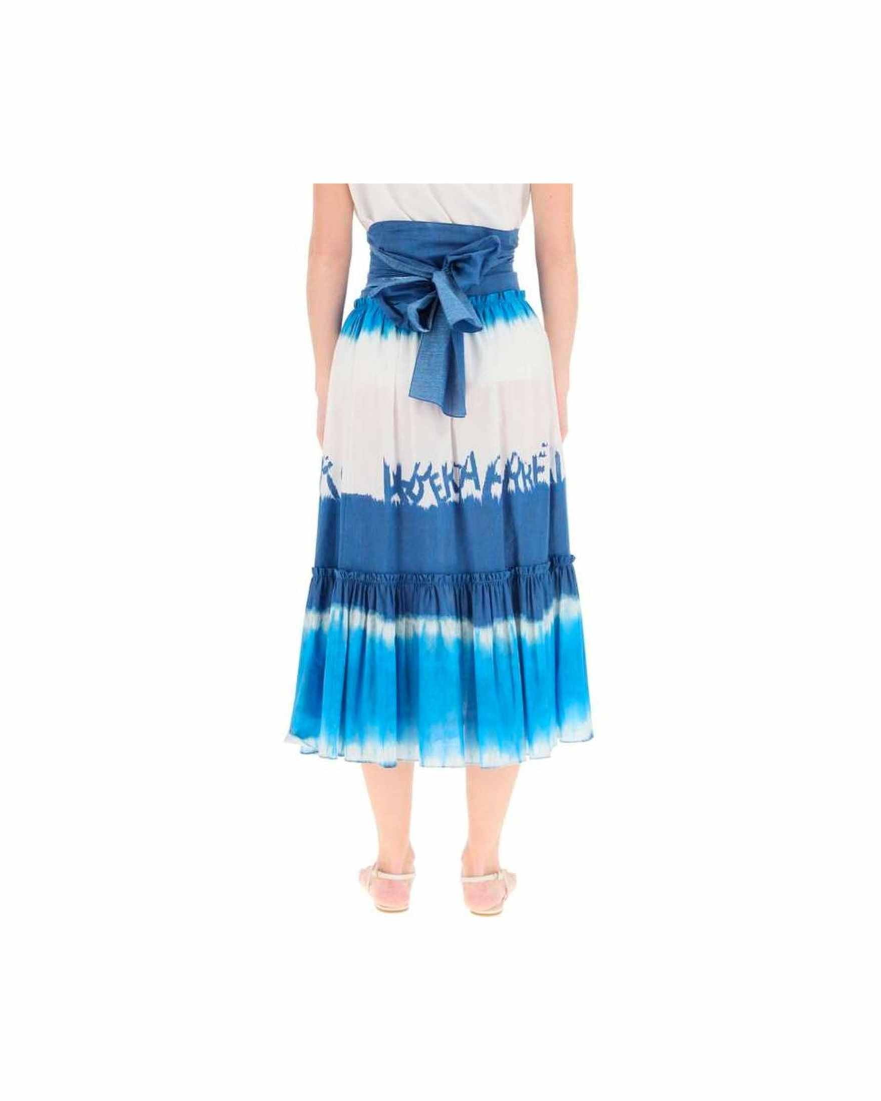 Alberta Ferretti Tie Dye Midi Skirt Glam Steals