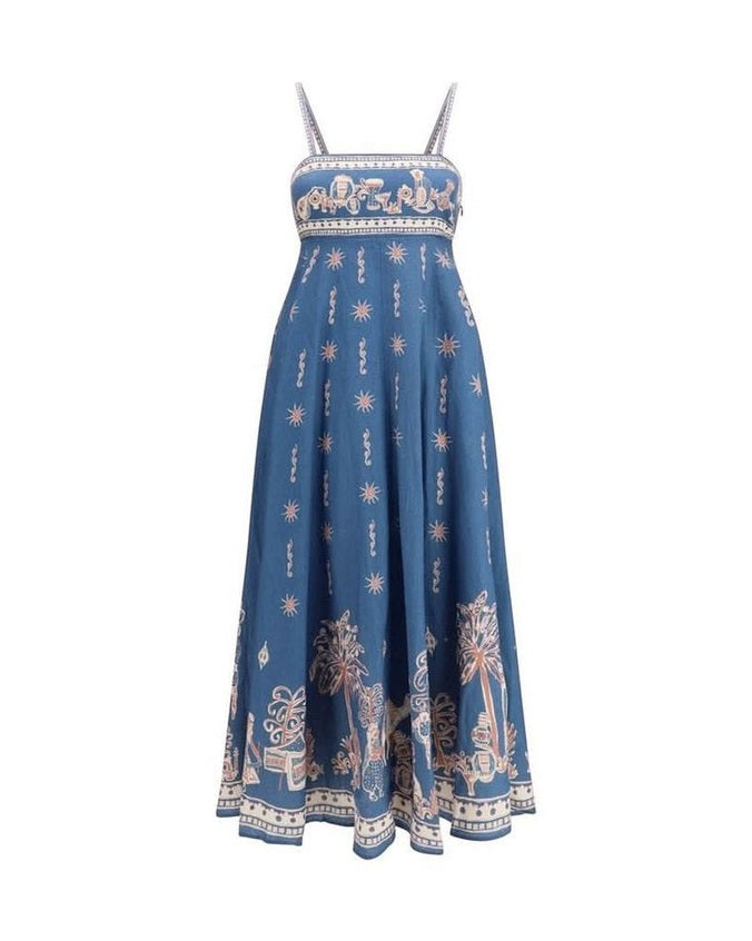 sachin and babi light blue dress Lucky Pace Mini Dress by ALÉMAIS main image 1