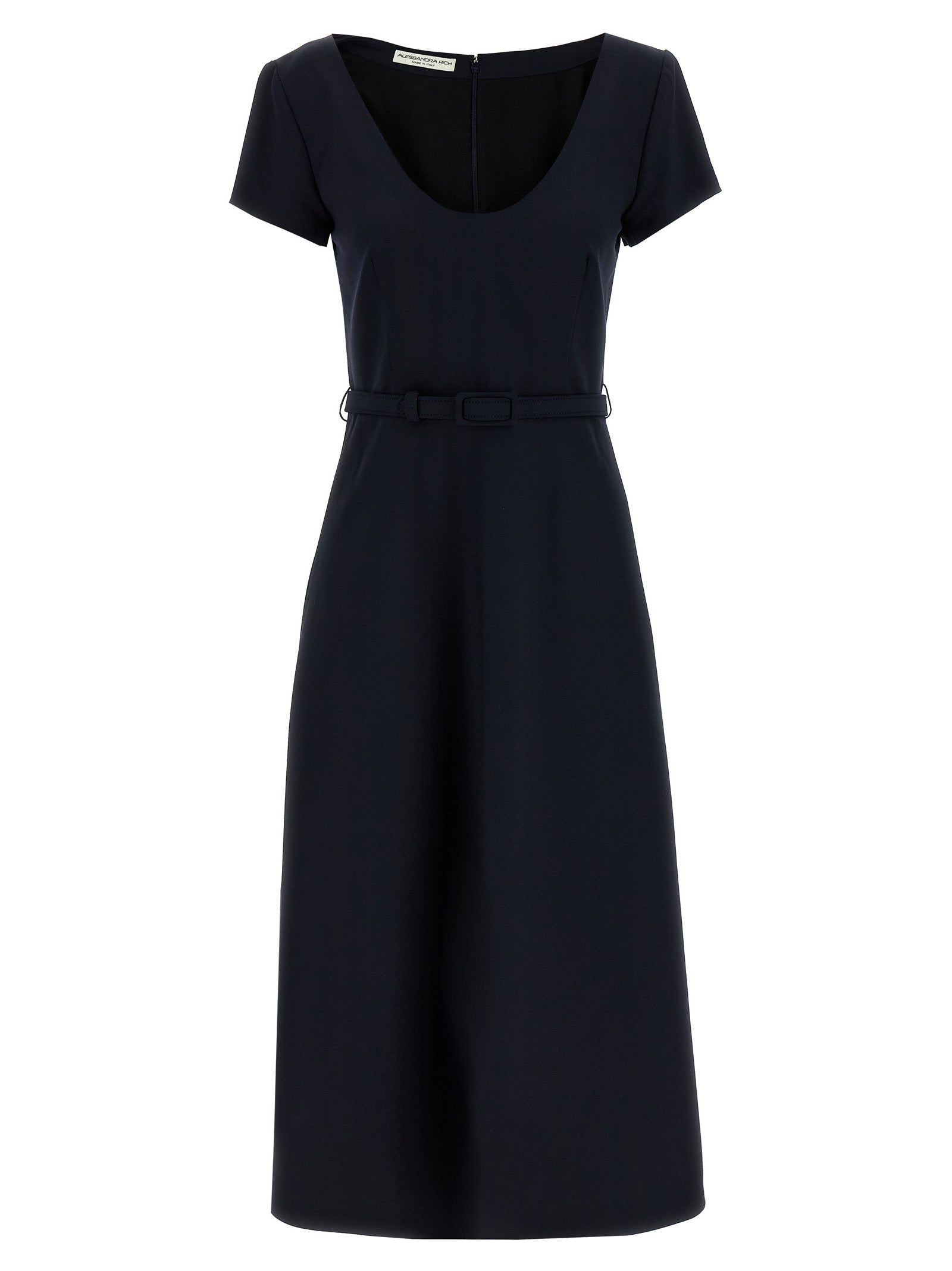 Alessandra Rich Belt Dress Glam Steals