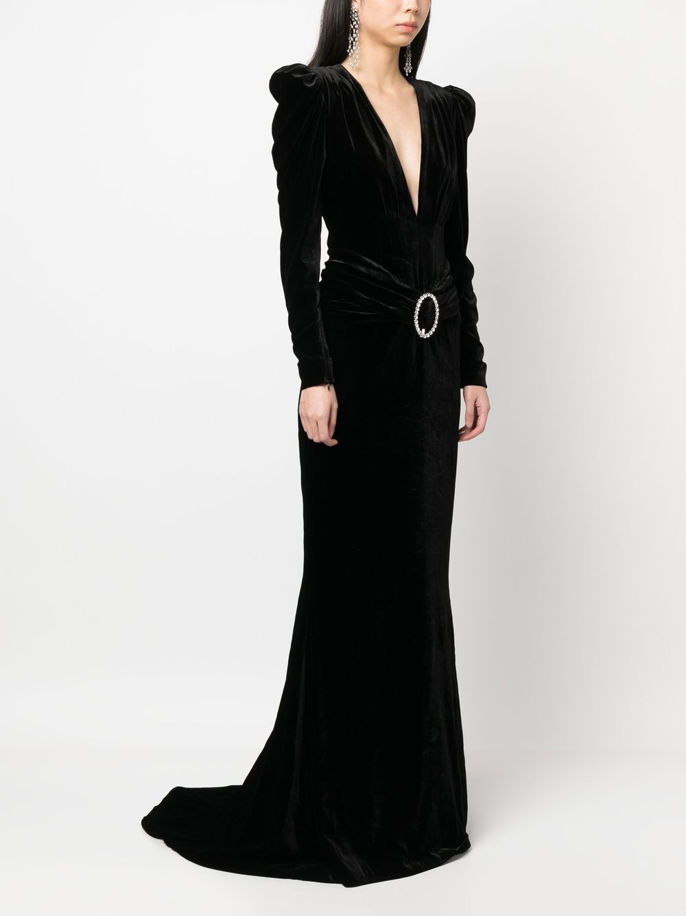 Alessandra Rich Black Dress Glam Steals