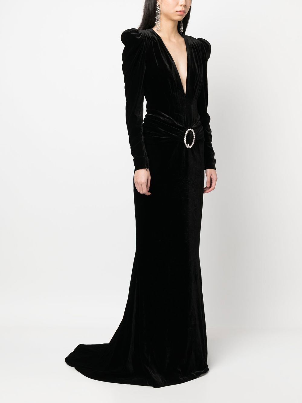 Alessandra Rich Black Dress Glam Steals