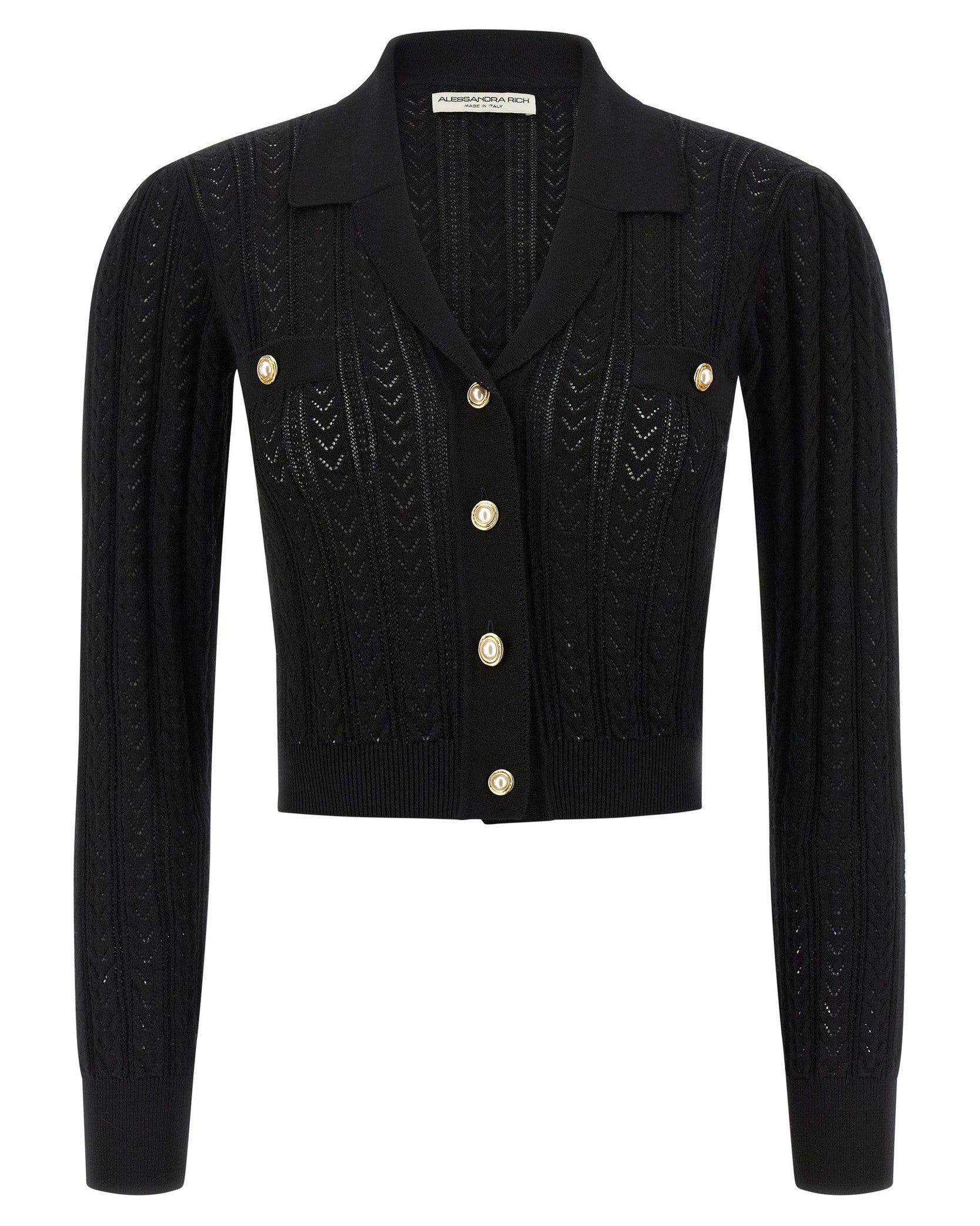 Alessandra Rich Knit Cardigan Glam Steals