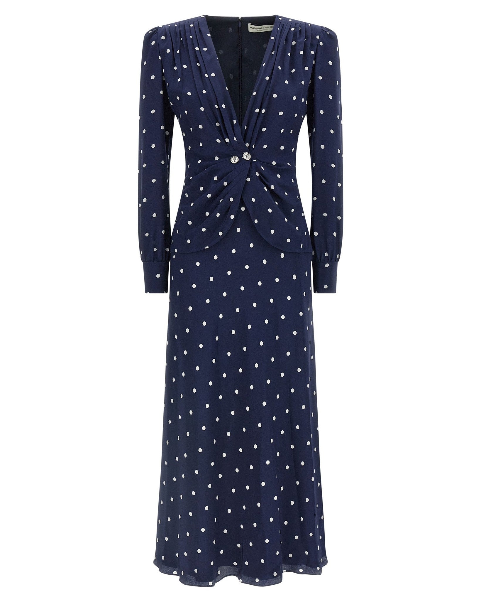Alessandra Rich Polka Dot Dress Glam Steals