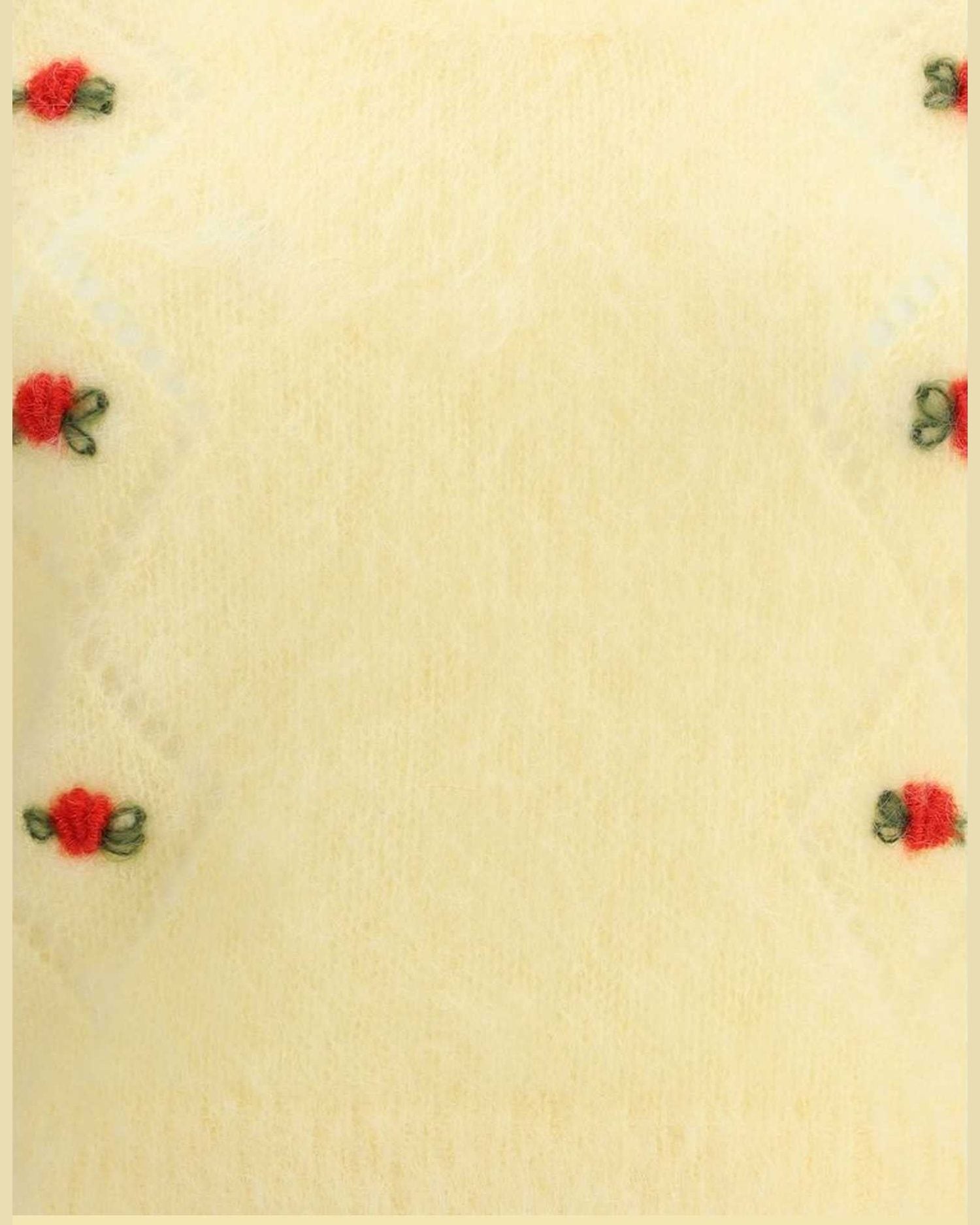 Alessandra Rich Short Sleeve Mohair Sweater Glam Steals