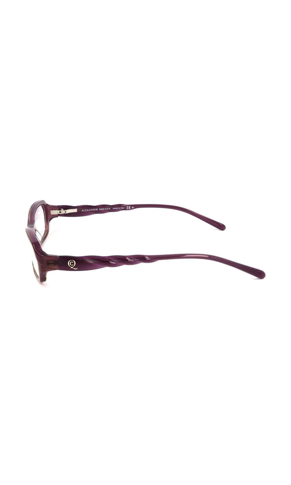 Alexander Mcqueen Acetate Purple Frame Glam Steals