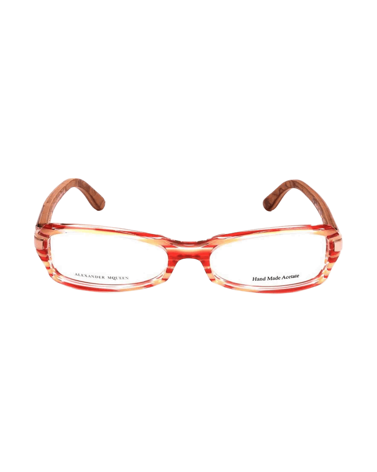 Alexander Mcqueen Red Acetate Frame Glam Steals