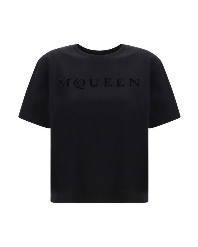 Alexander Mcqueen Black Cotton T-Shirt