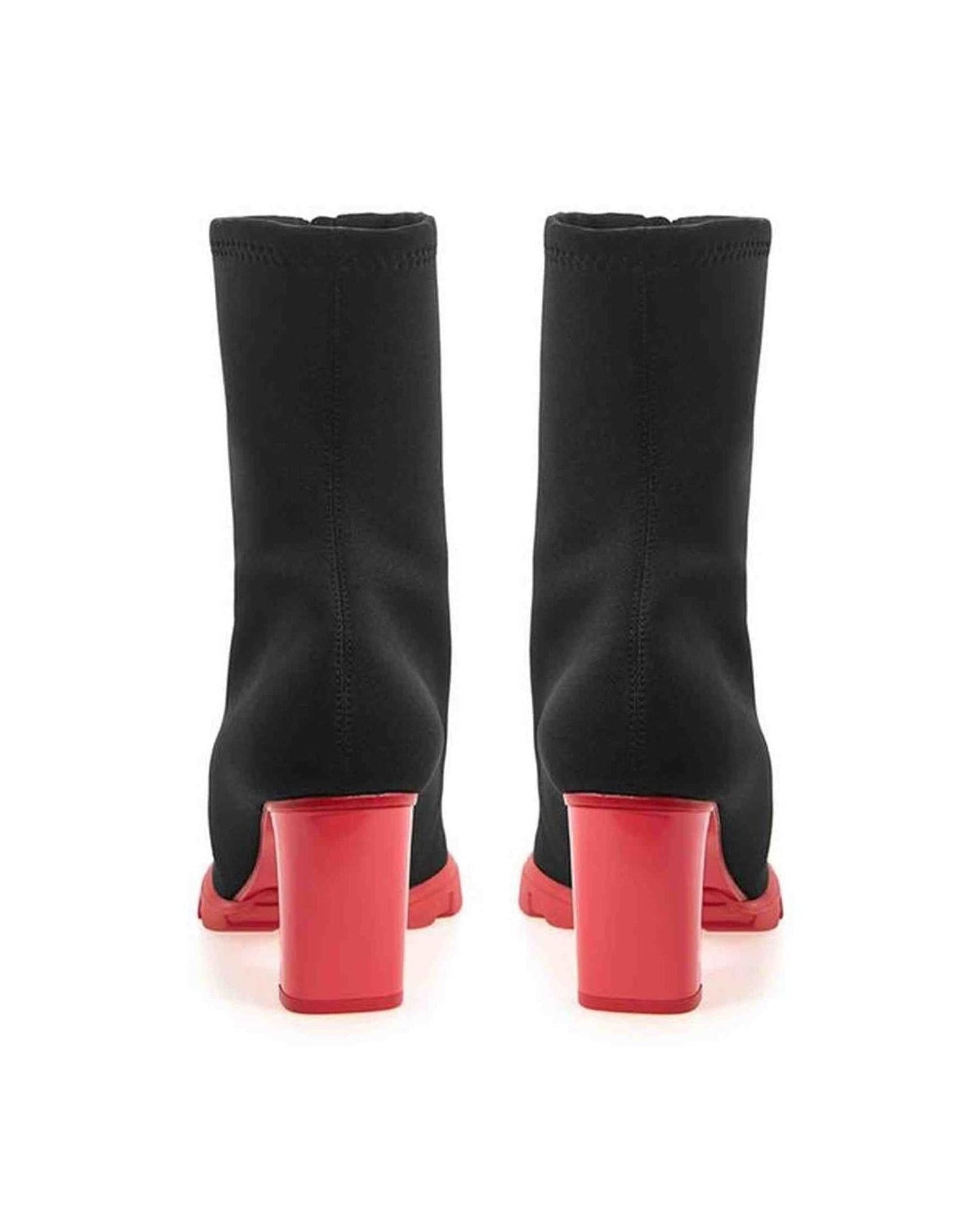 Alexander Mcqueen Black Neoprene Boot Glam Steals