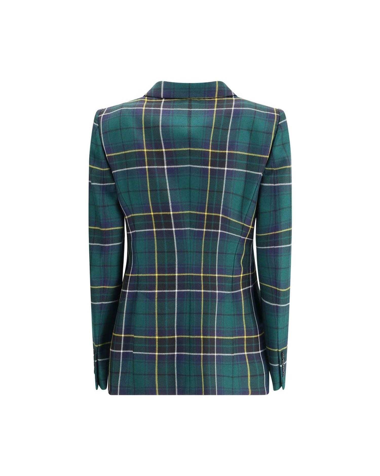 Alexander Mcqueen Check Patterned Blazer Glam Steals