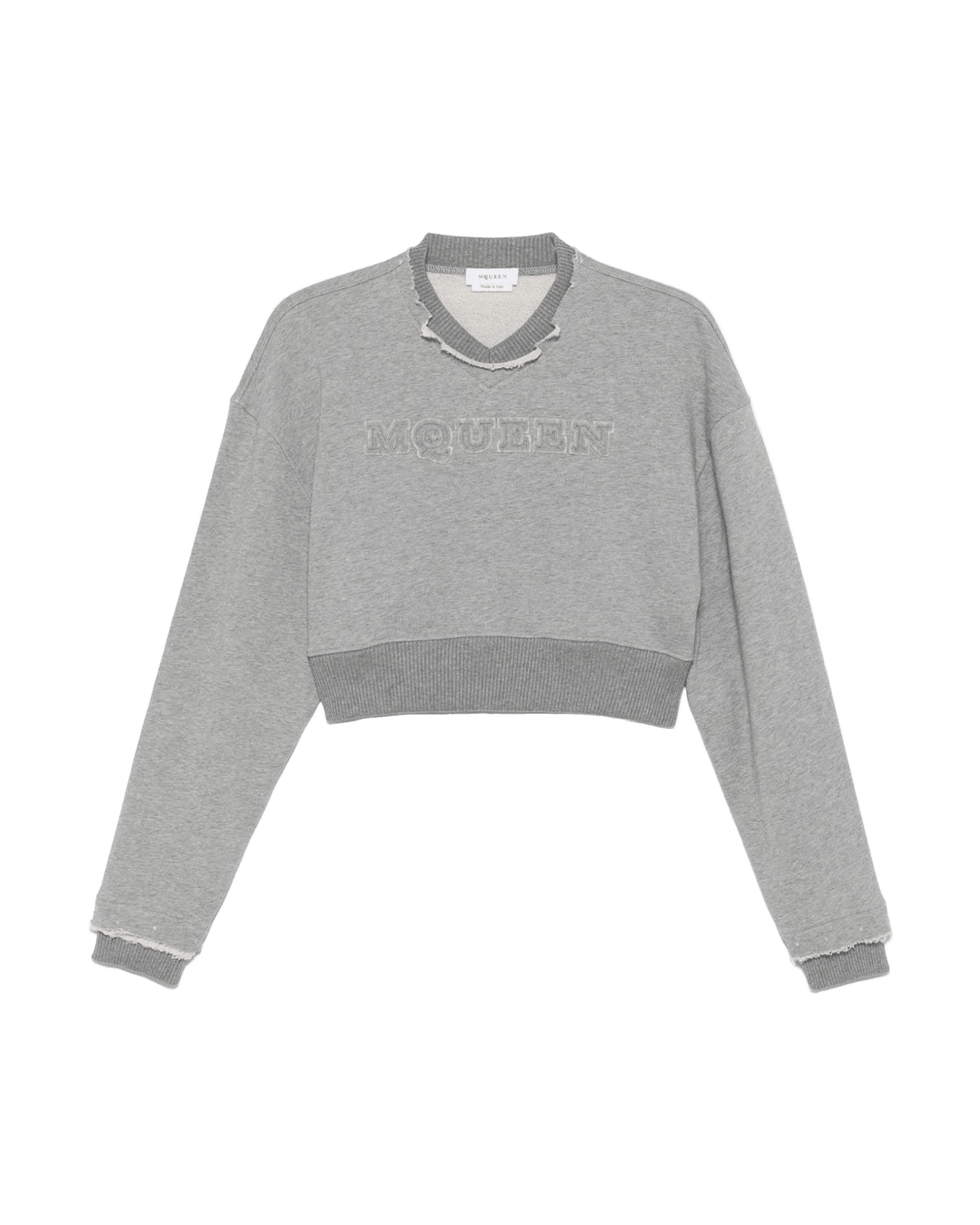 Alexander Mcqueen Grey Sweater Glam Steals
