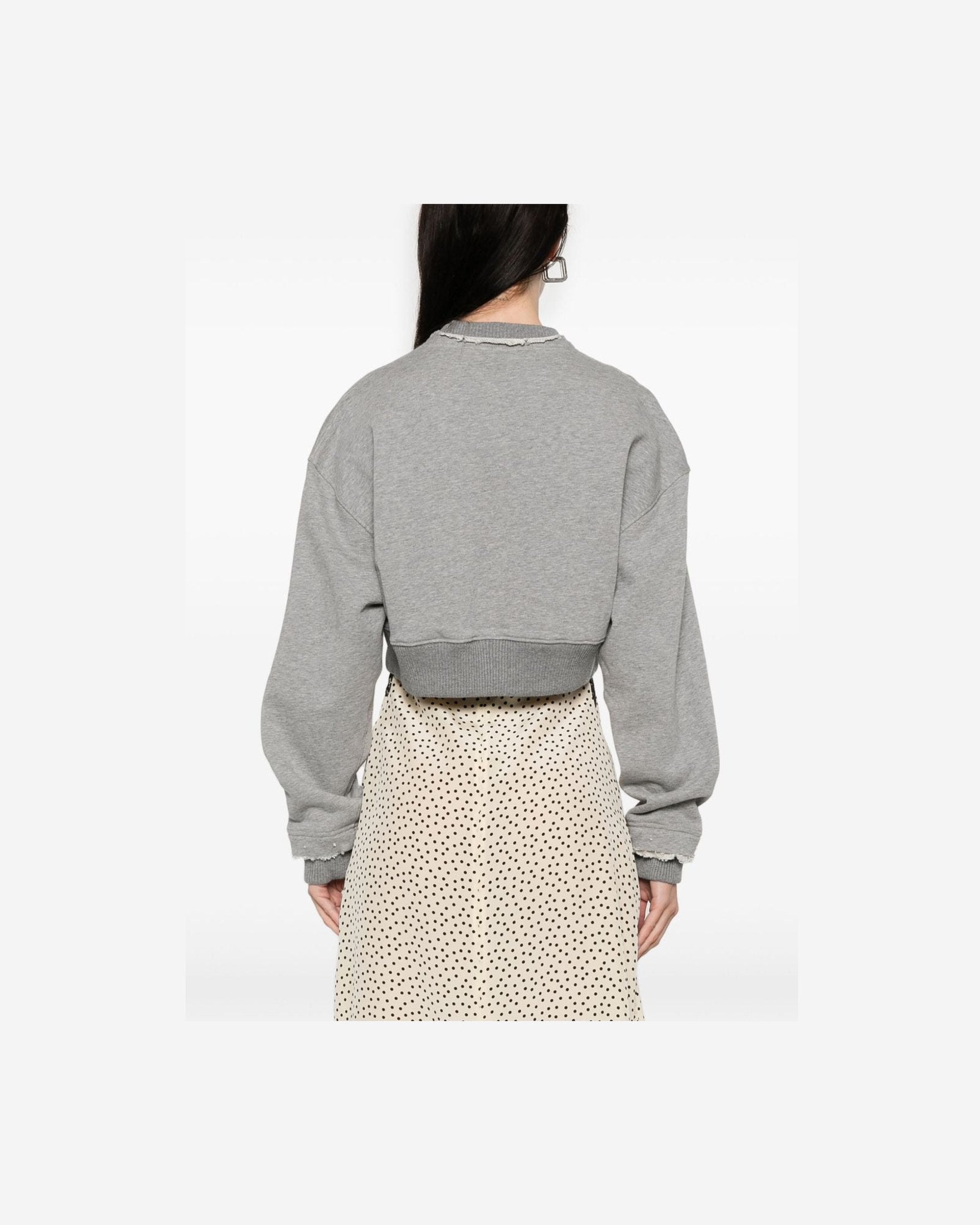 Alexander Mcqueen Grey Sweater Glam Steals