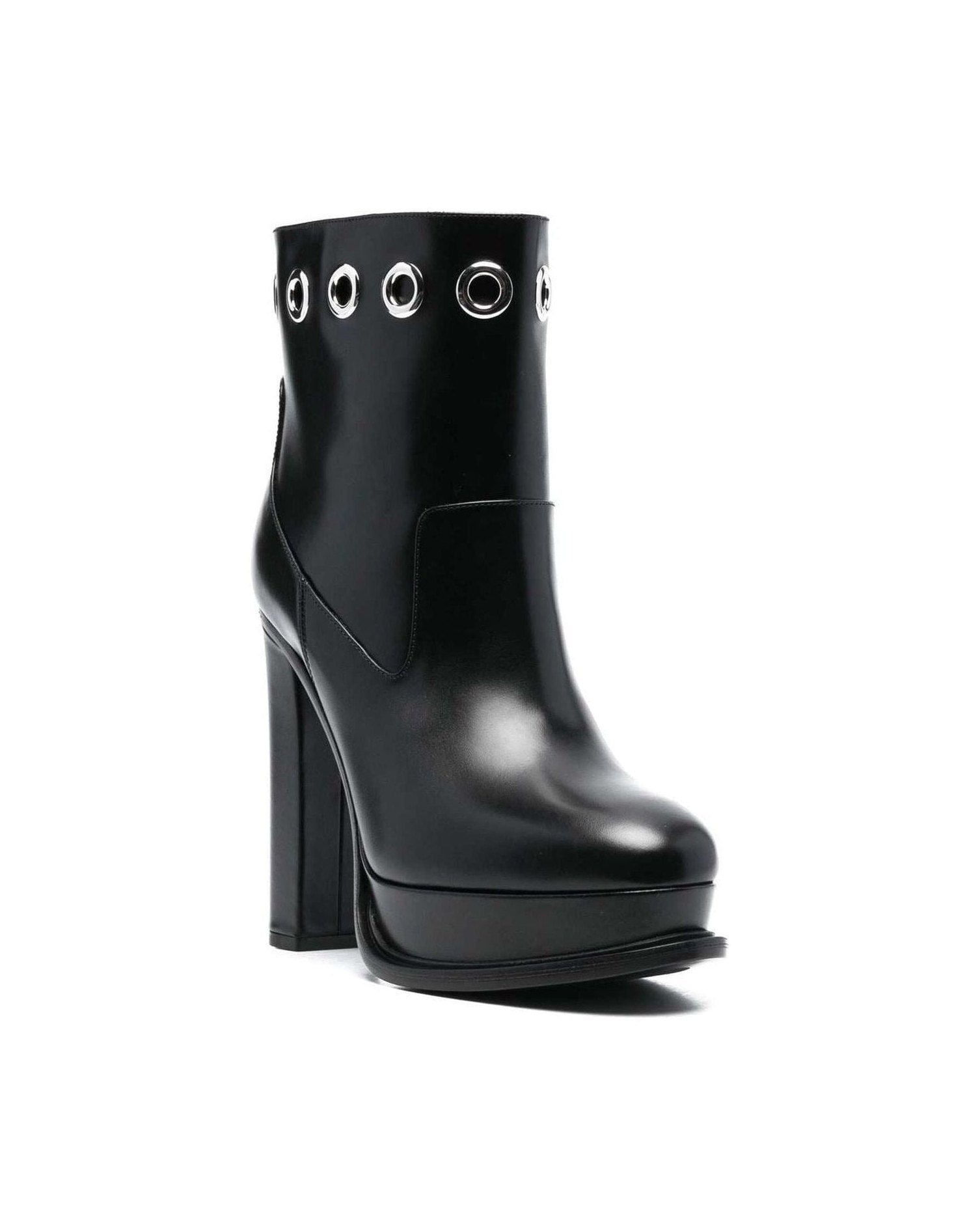 Alexander Mcqueen Heeles Boots Glam Steals