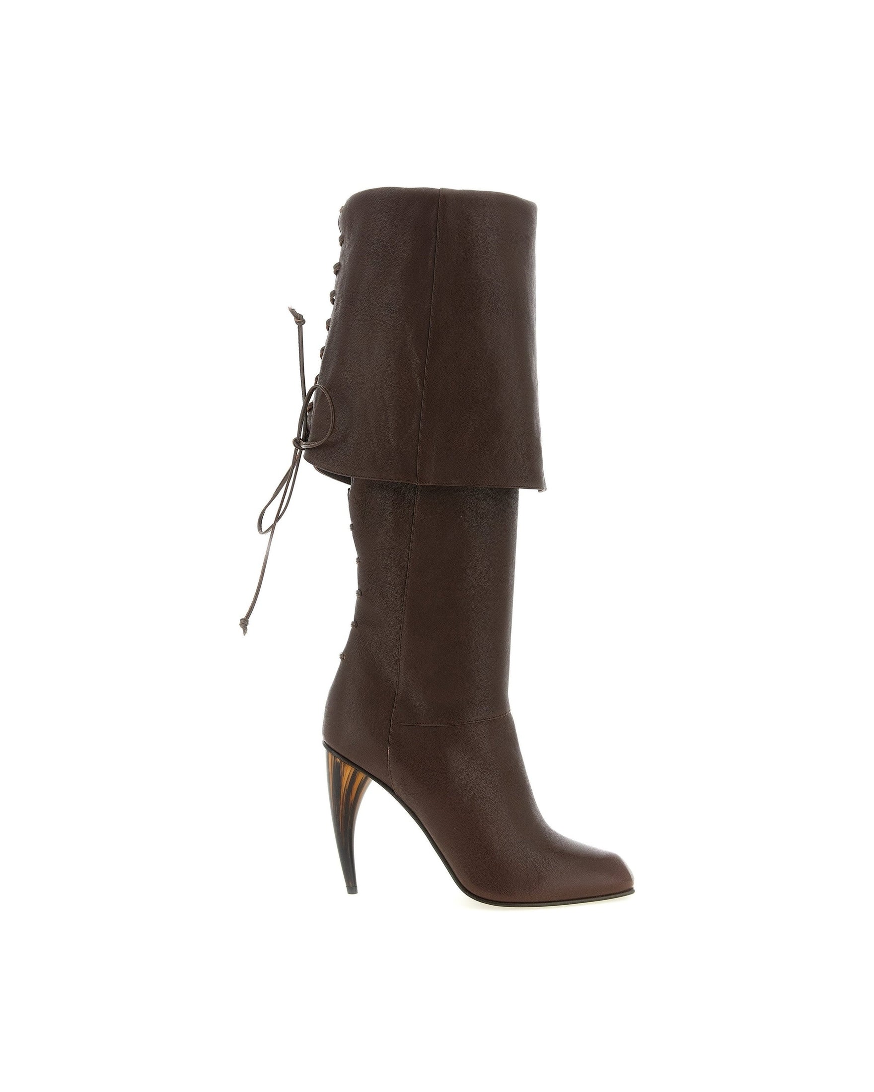 Alexander Mcqueen Horn Heel Boots Glam Steals