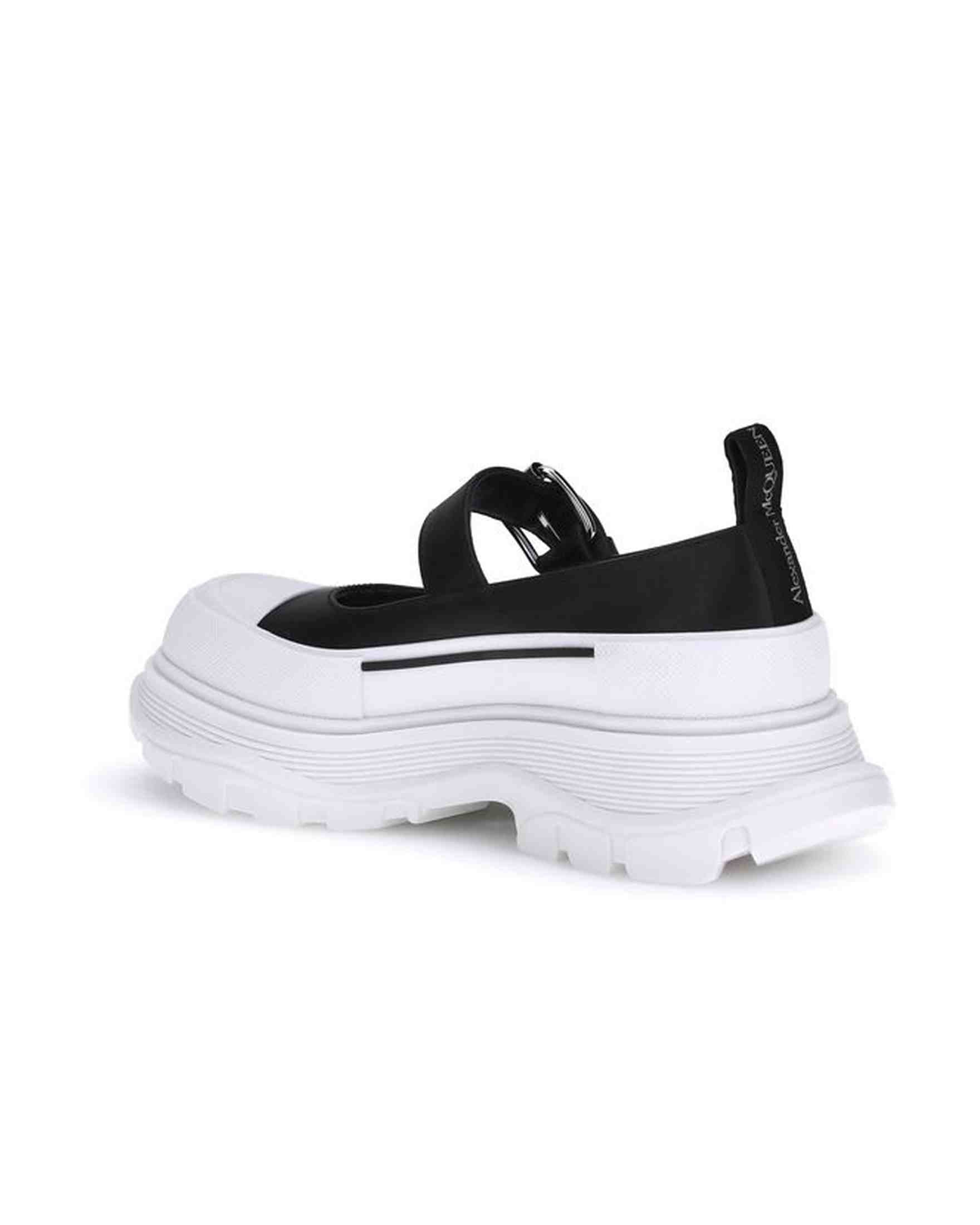 Alexander Mcqueen Leather And Rubber Sneakers Glam Steals