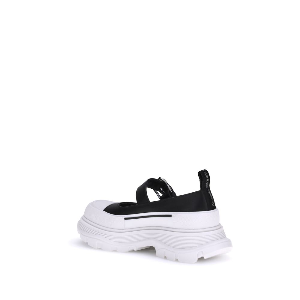 Alexander Mcqueen Leather And Rubber Sneakers Glam Steals