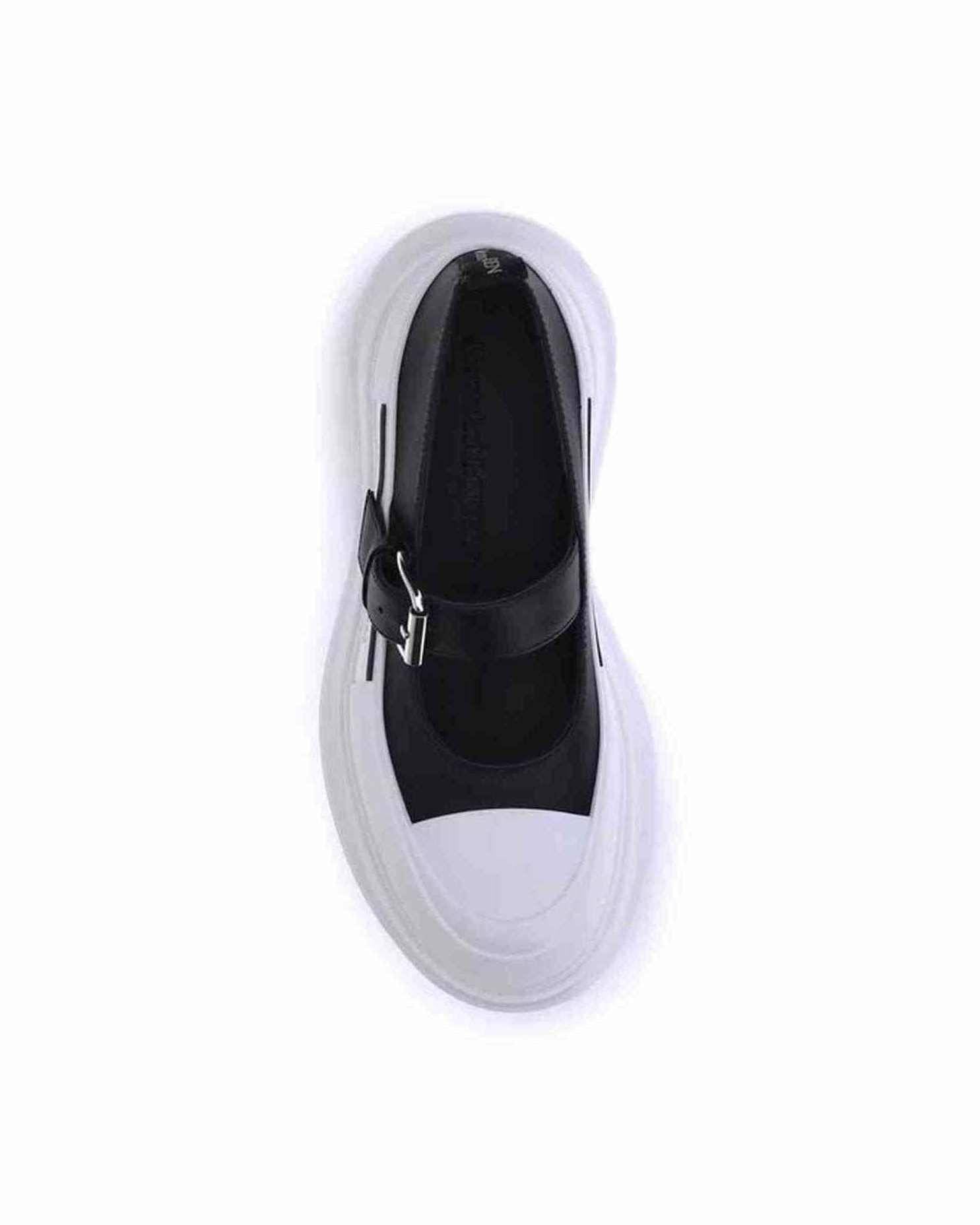 Alexander Mcqueen Leather And Rubber Sneakers Glam Steals