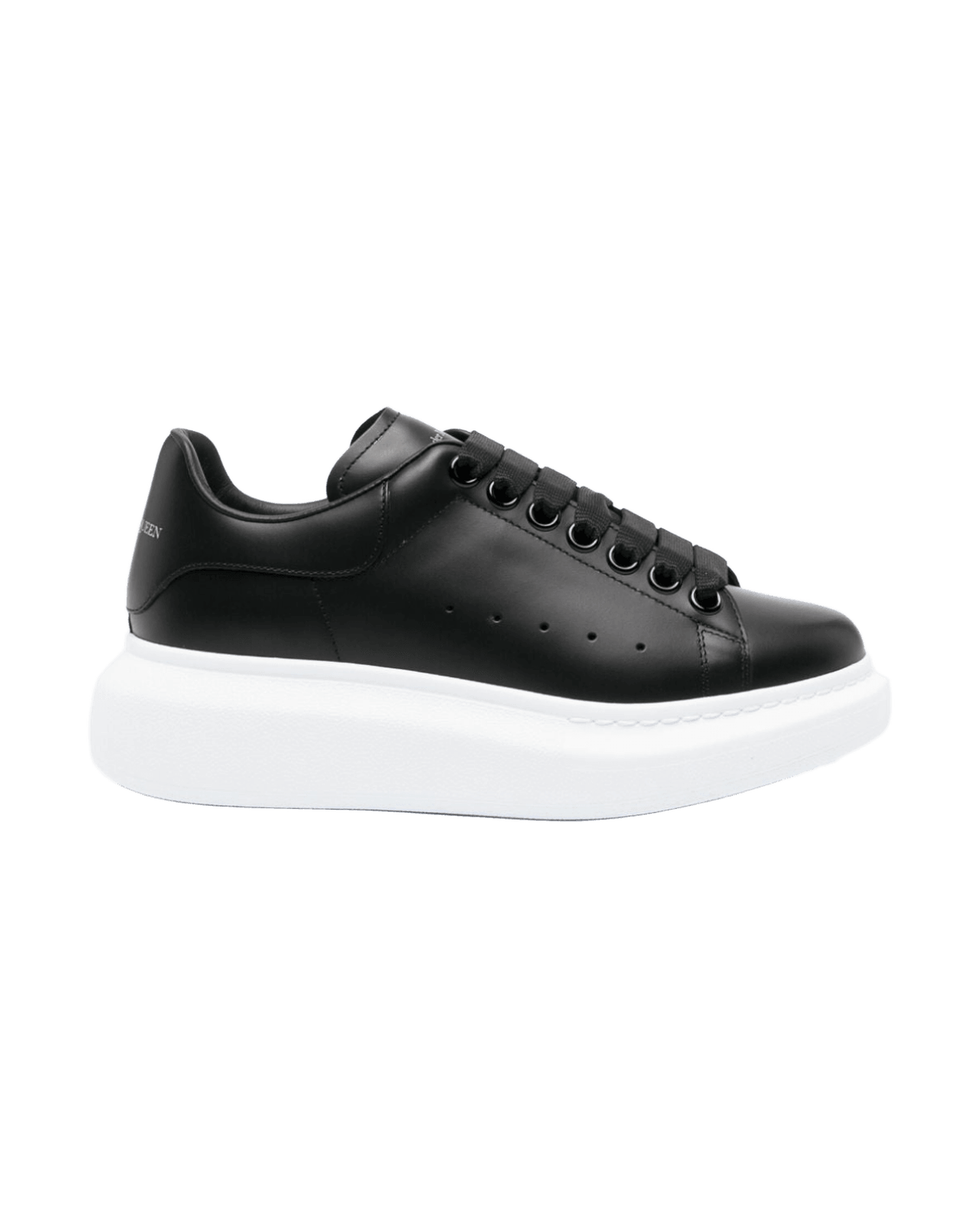 Alexander Mcqueen Leather Oversized Sneakers Glam Steals
