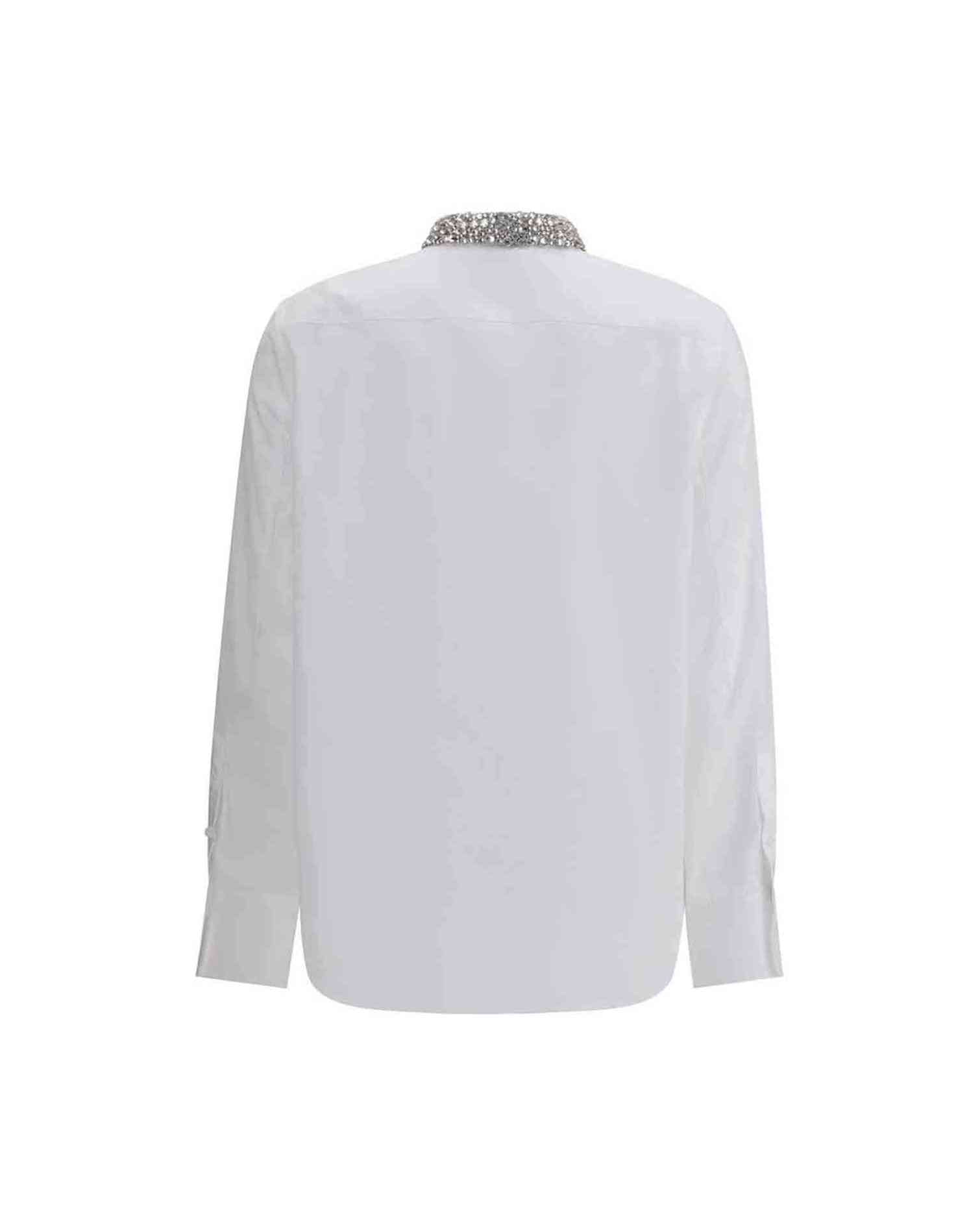 Alexander Mcqueen Shirt With Embellished Collar Glam Steals