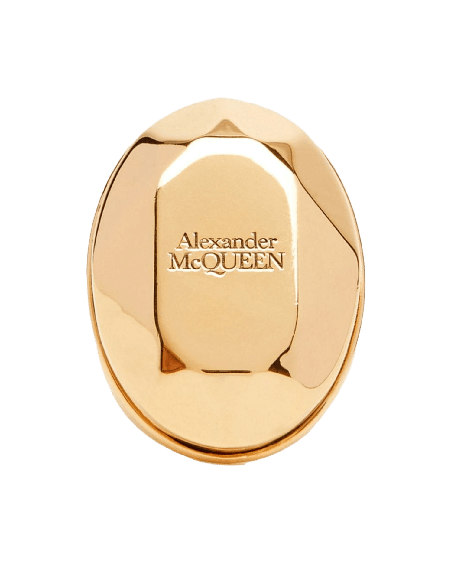 Alexander Mcqueen The Faceted Stone Ring Glam Steals