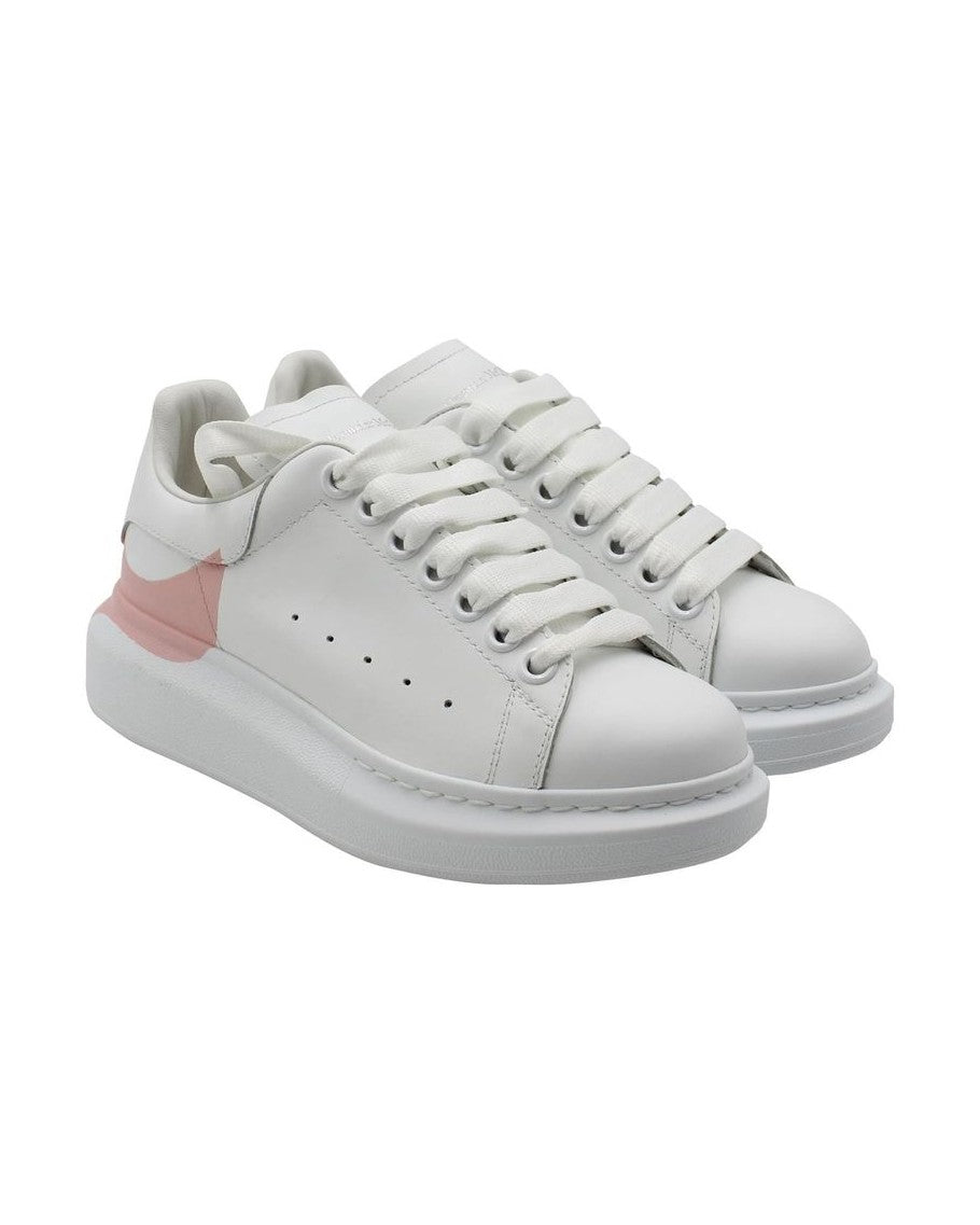 Alexander Mcqueen White Calfskin Chunky Sneakers