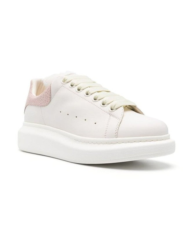 Alexander Mcqueen White Leather Platform Sneakers Glam Steals