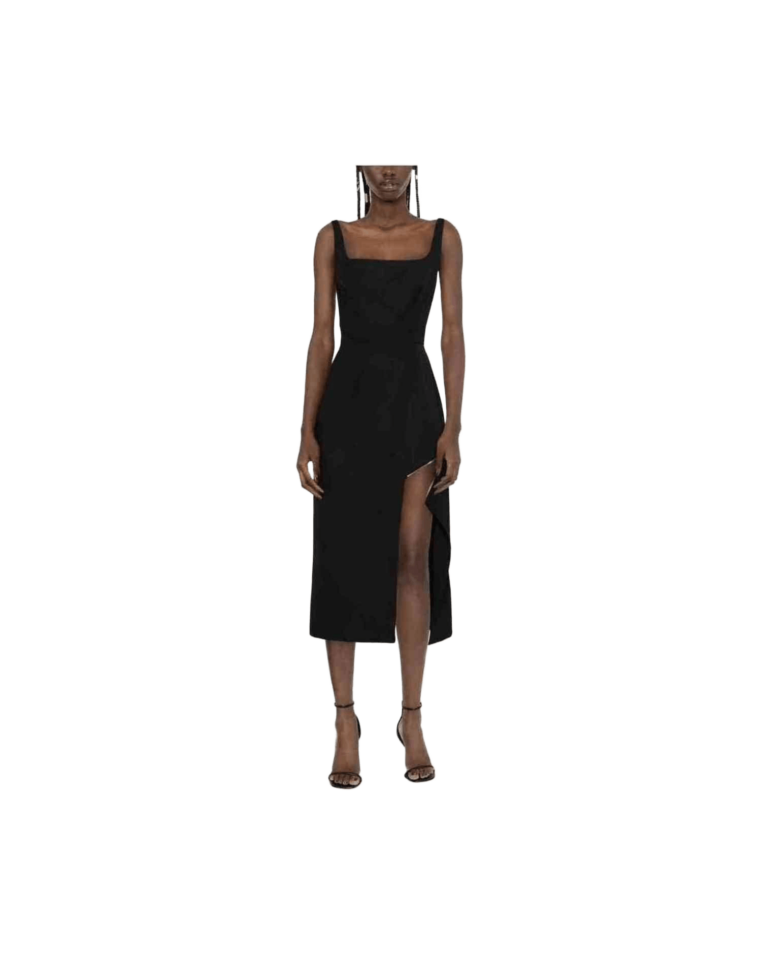 Alexander Mcqueen Zip Embellished Midi Dress Glam Steals
