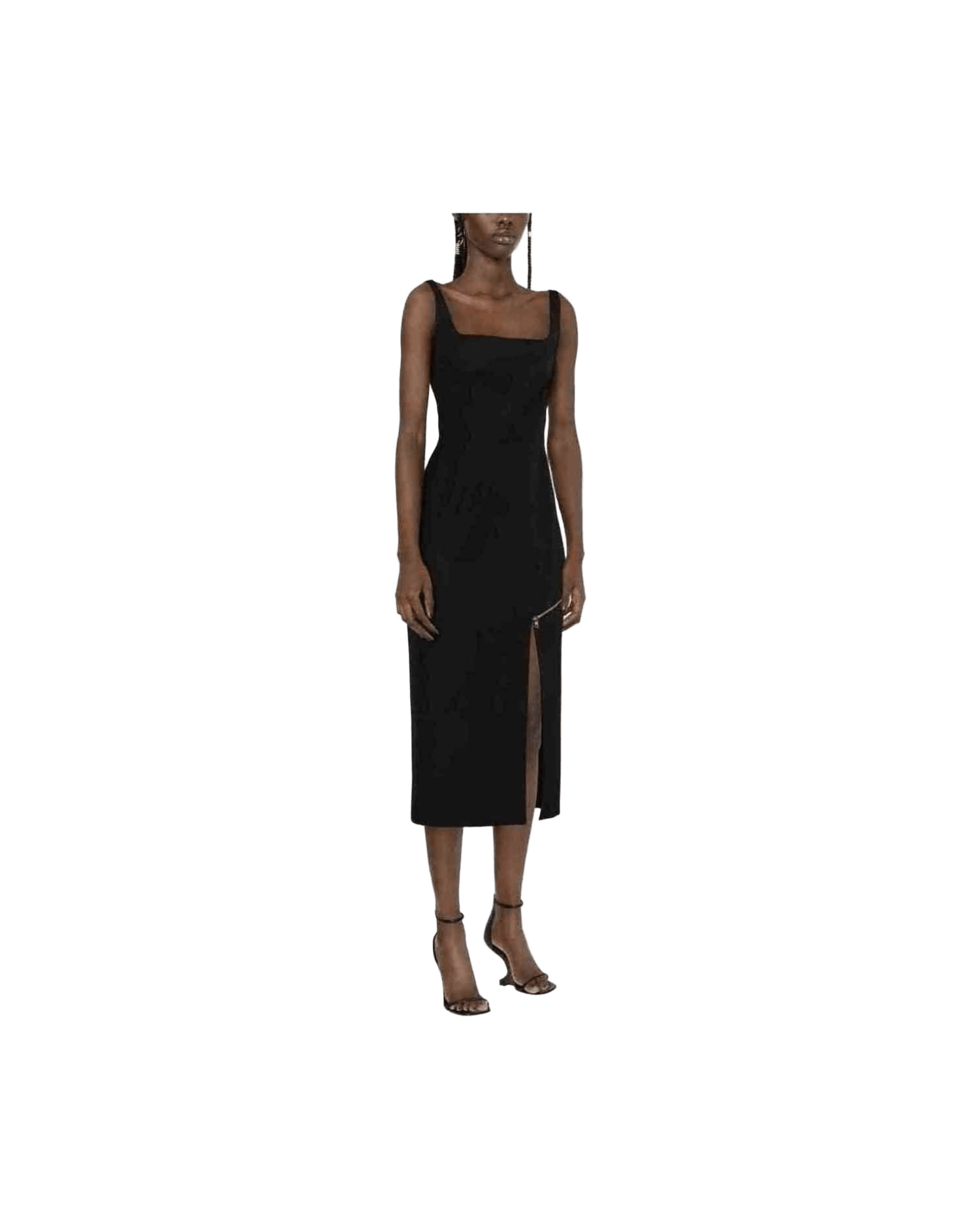 Alexander Mcqueen Zip Embellished Midi Dress Glam Steals