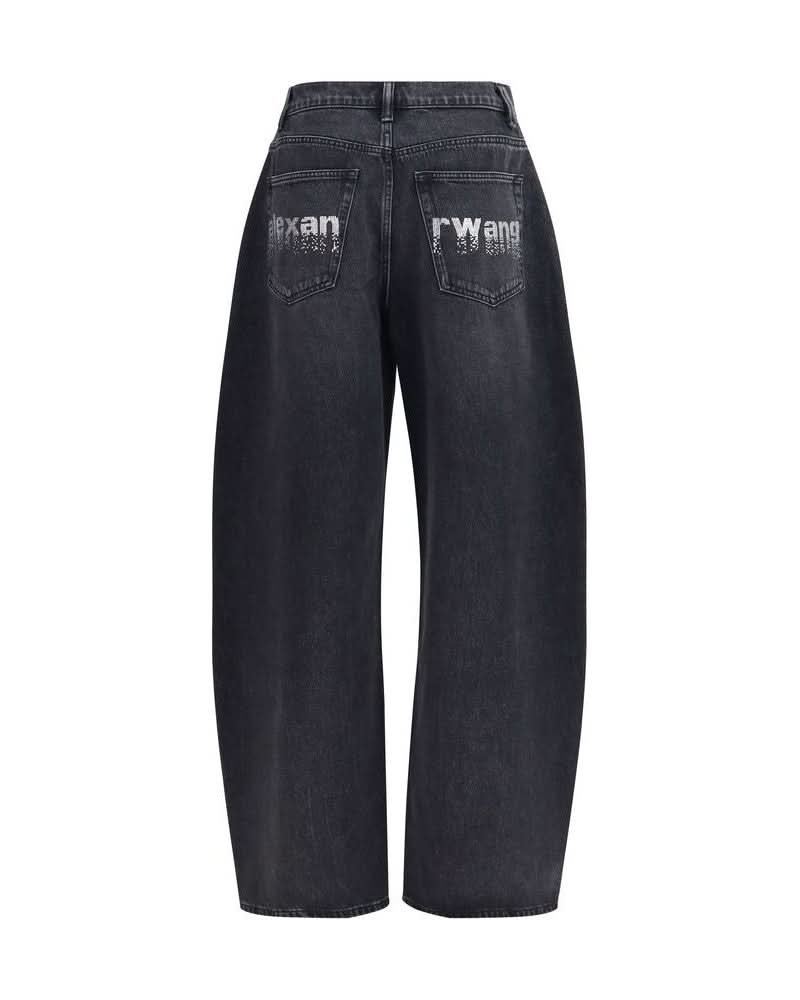 Alexander Wang Black Cotton Jeans Denim Glam Steals
