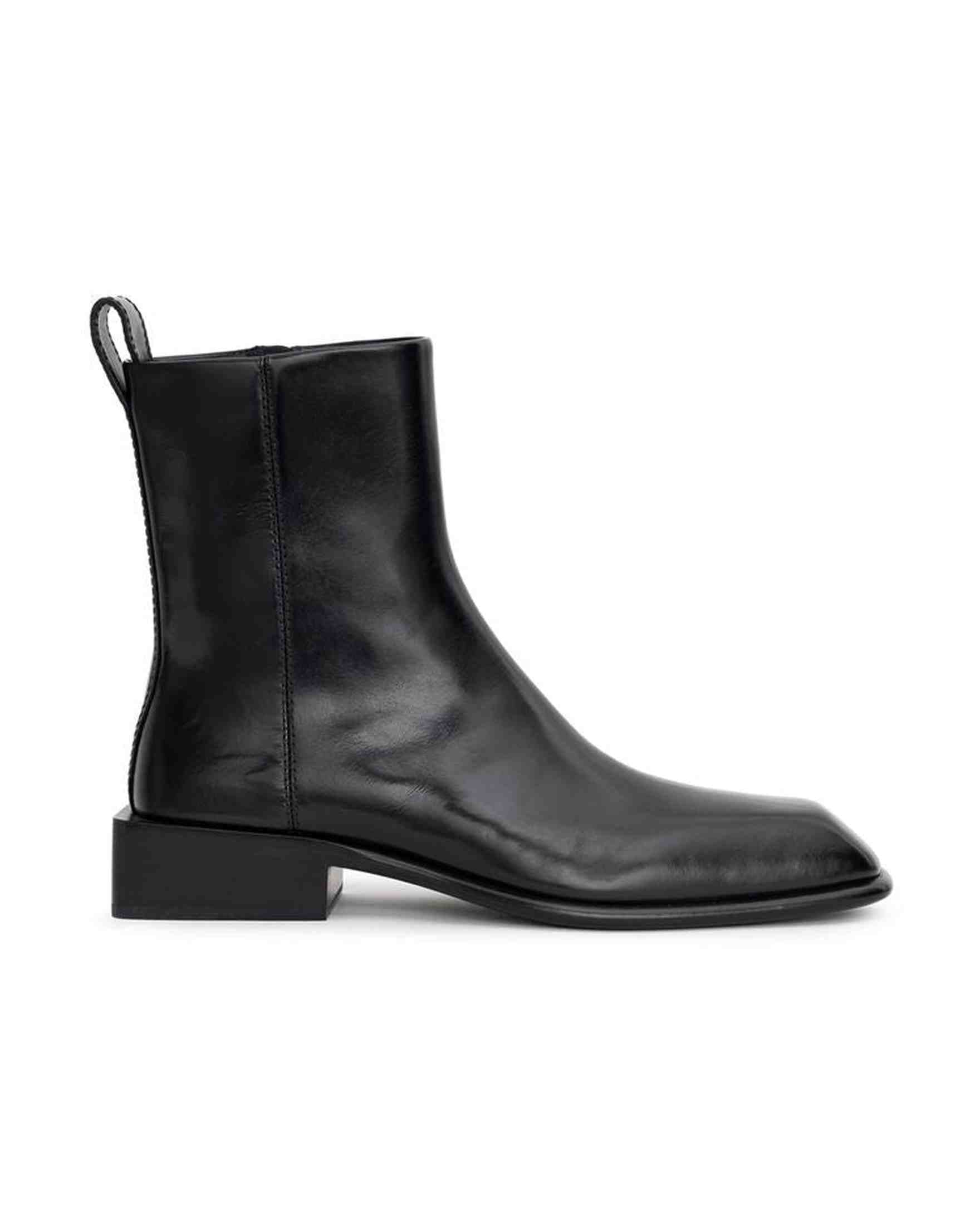 Alexander Wang Black Leather Boots Glam Steals