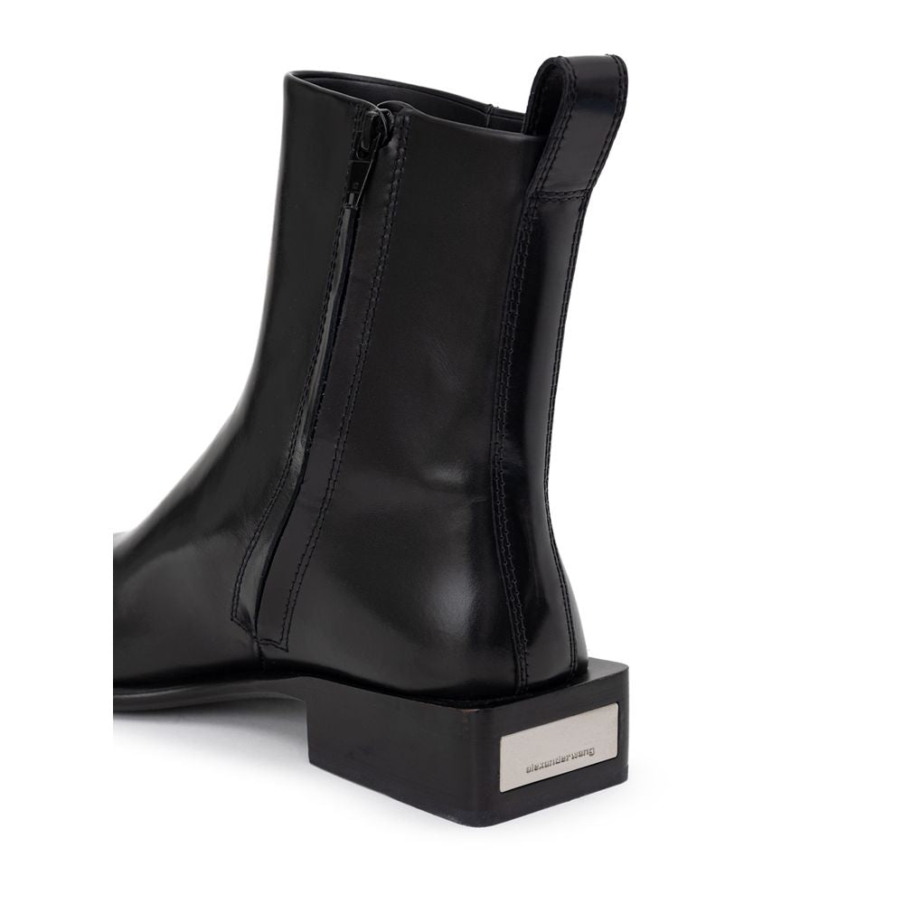 Alexander Wang Black Leather Boots Glam Steals