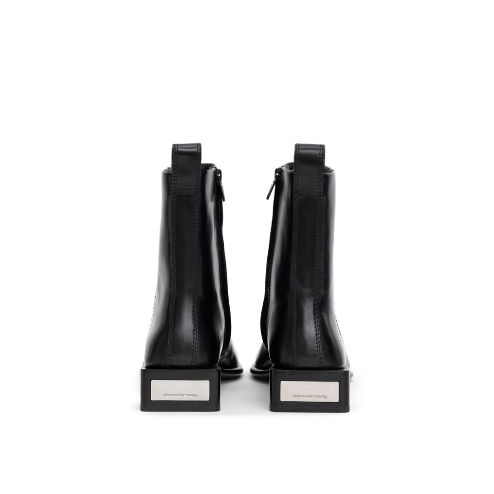Alexander Wang Black Leather Boots Glam Steals