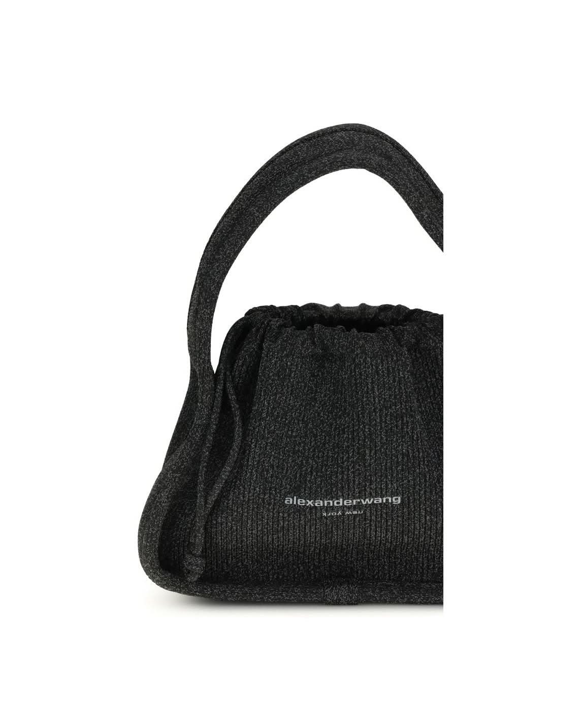 Alexander Wang Black Polyester Shoulder Bag Shoulder Bags