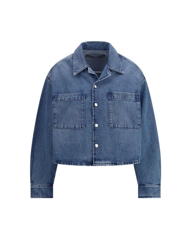 Alexander Wang Blue Denim Shirt Shirts