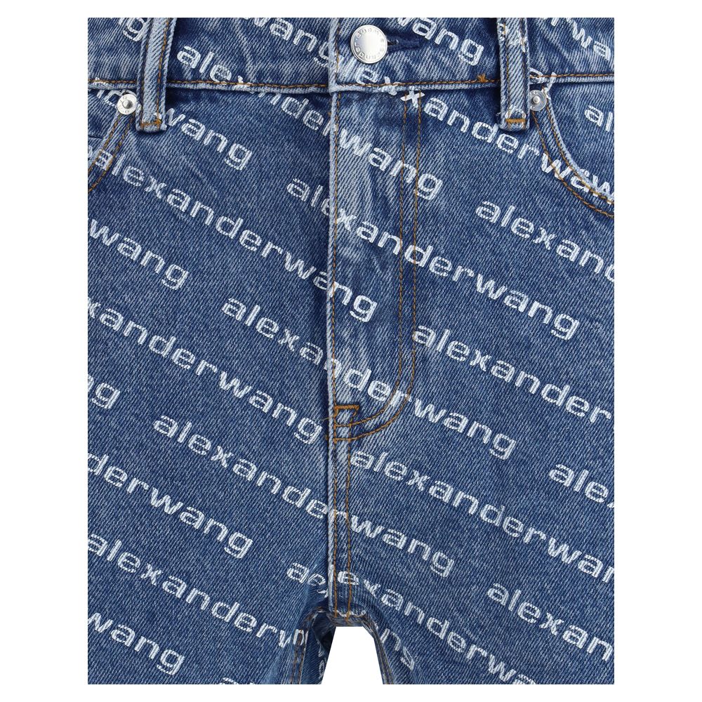 Alexander Wang Denim Bite Shorts Glam Steals