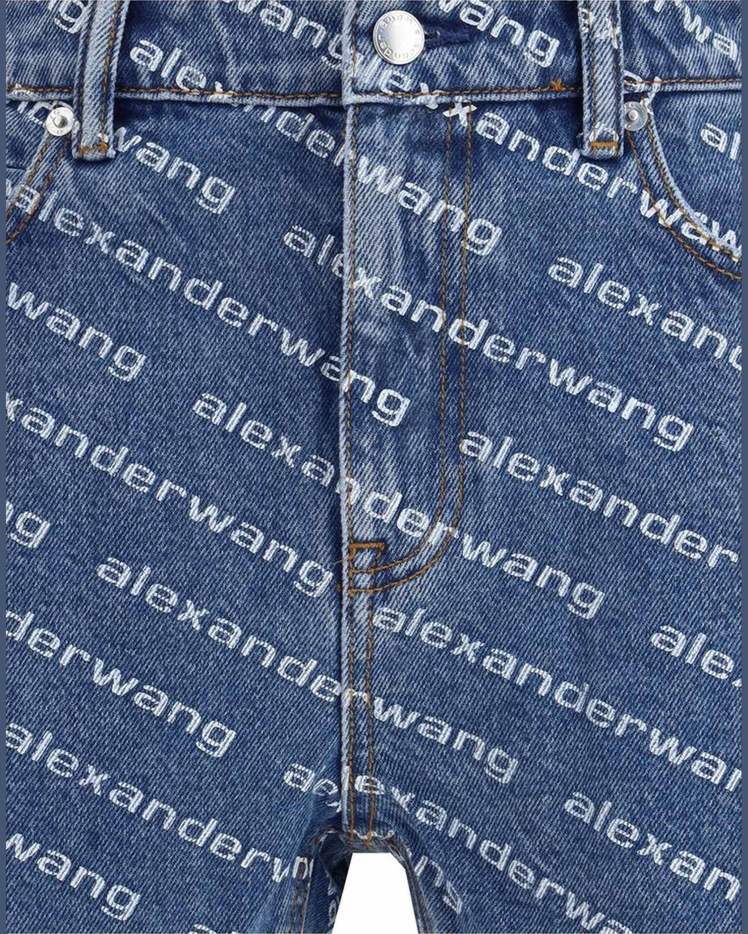 Alexander Wang Denim Bite Shorts Glam Steals