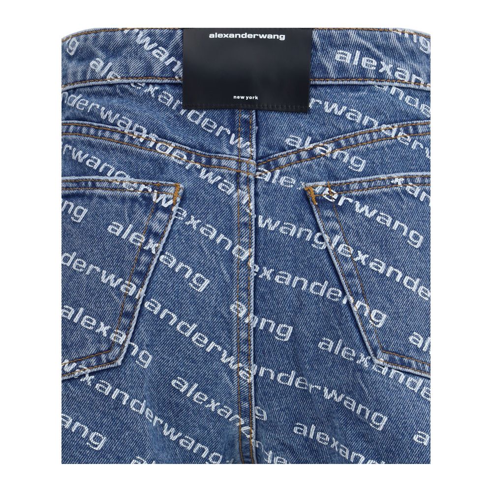 Alexander Wang Denim Bite Shorts Glam Steals
