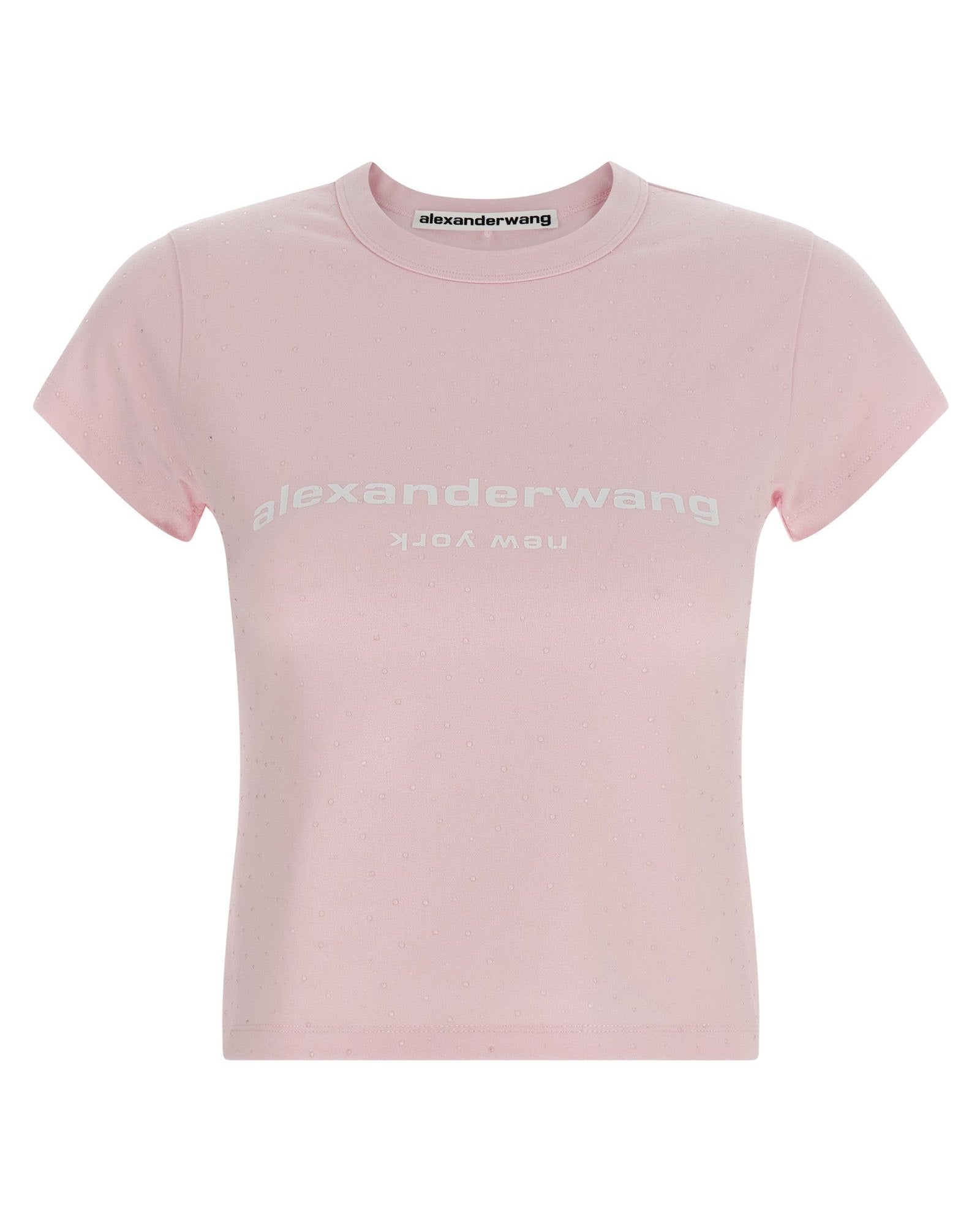 Alexander Wang Logo Baby Tee T-shirt Glam Steals