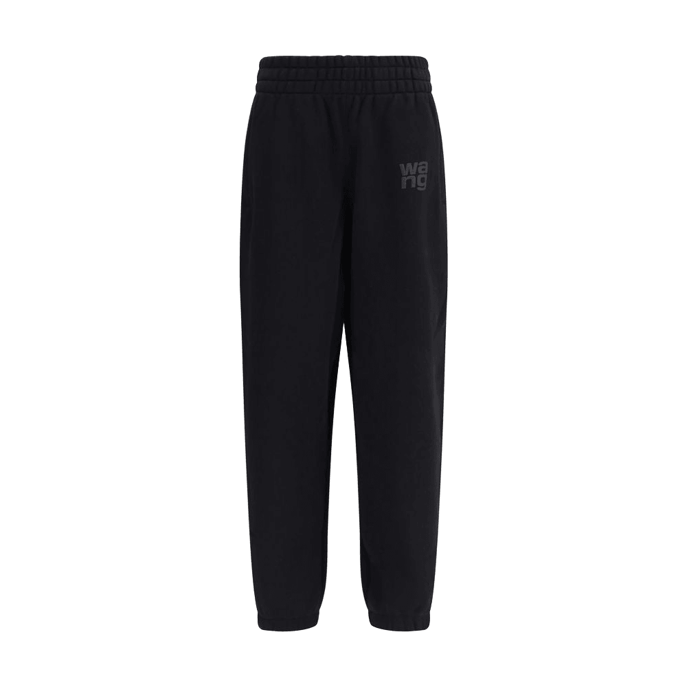 Alexander Wang Puff-Print Logo Sweatpants Glam Steals