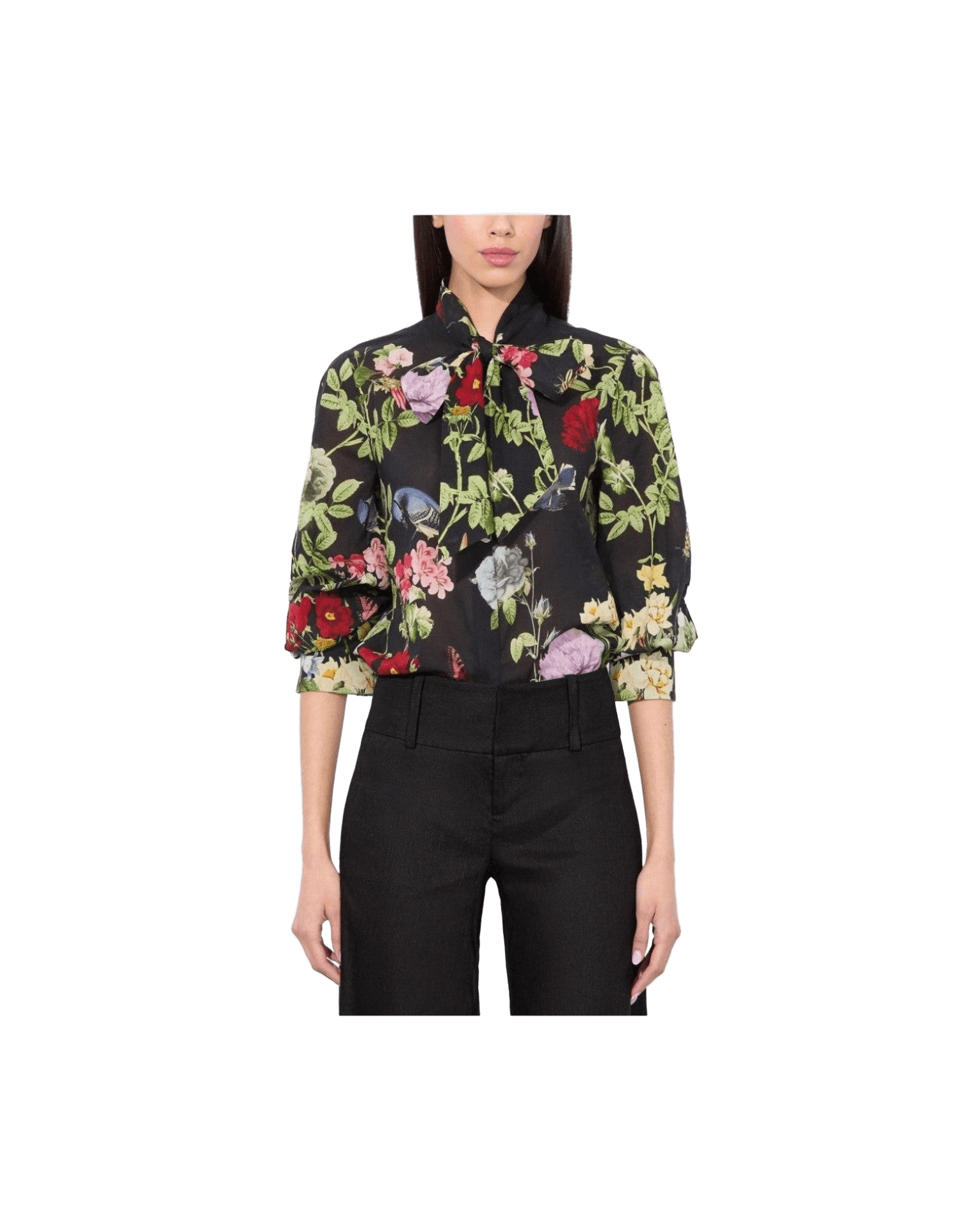 Alice + Olivia Black Shirt Glam Steals