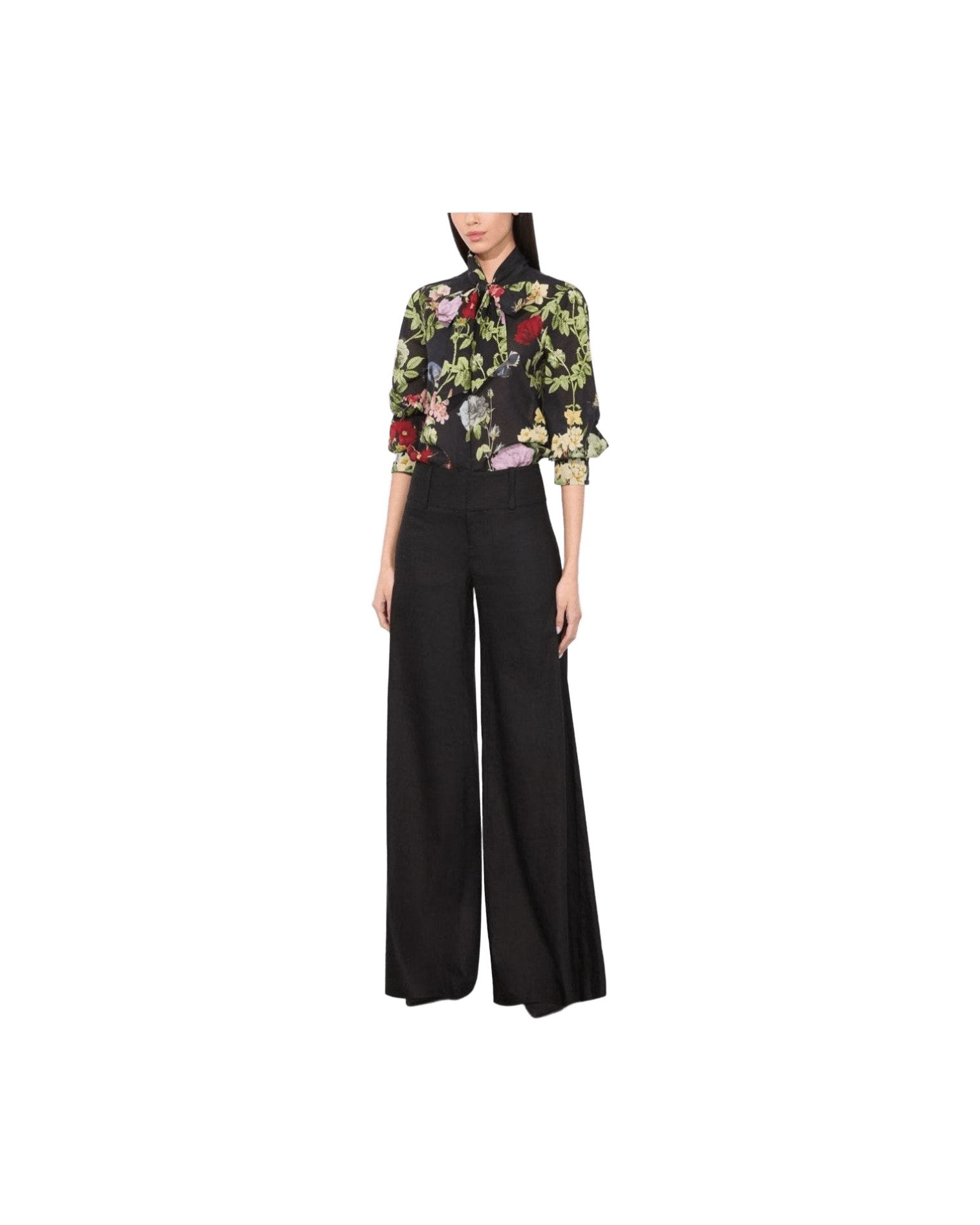 Alice + Olivia Black Shirt Glam Steals