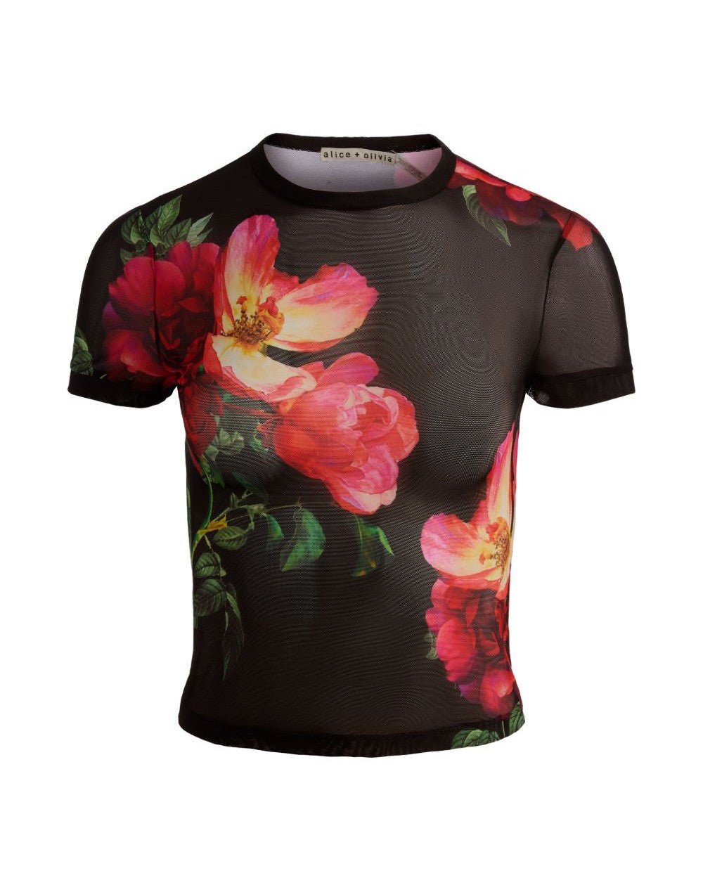 Alice + Olivia Black Top Topwear