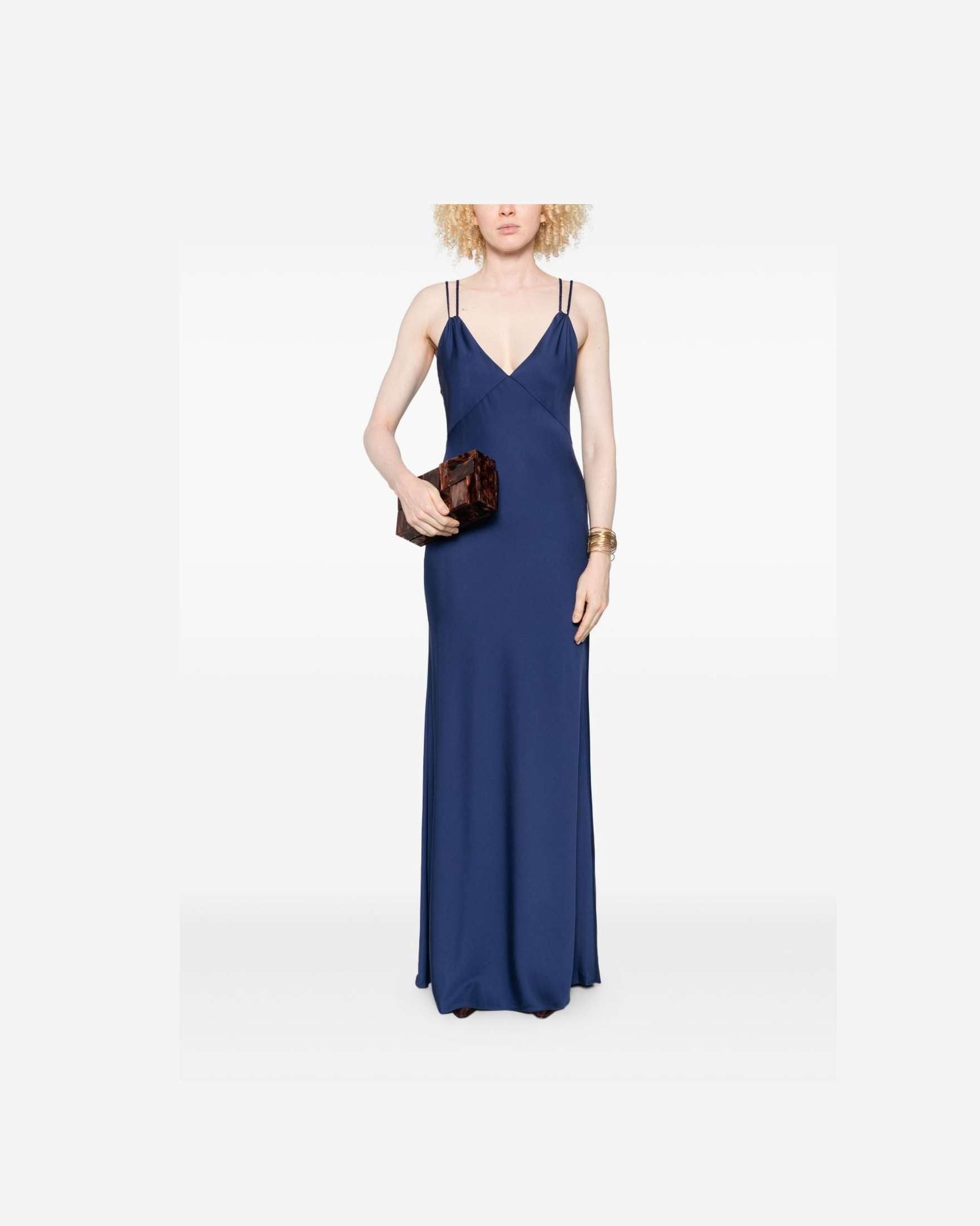 Alice + Olivia Blue Dress Glam Steals